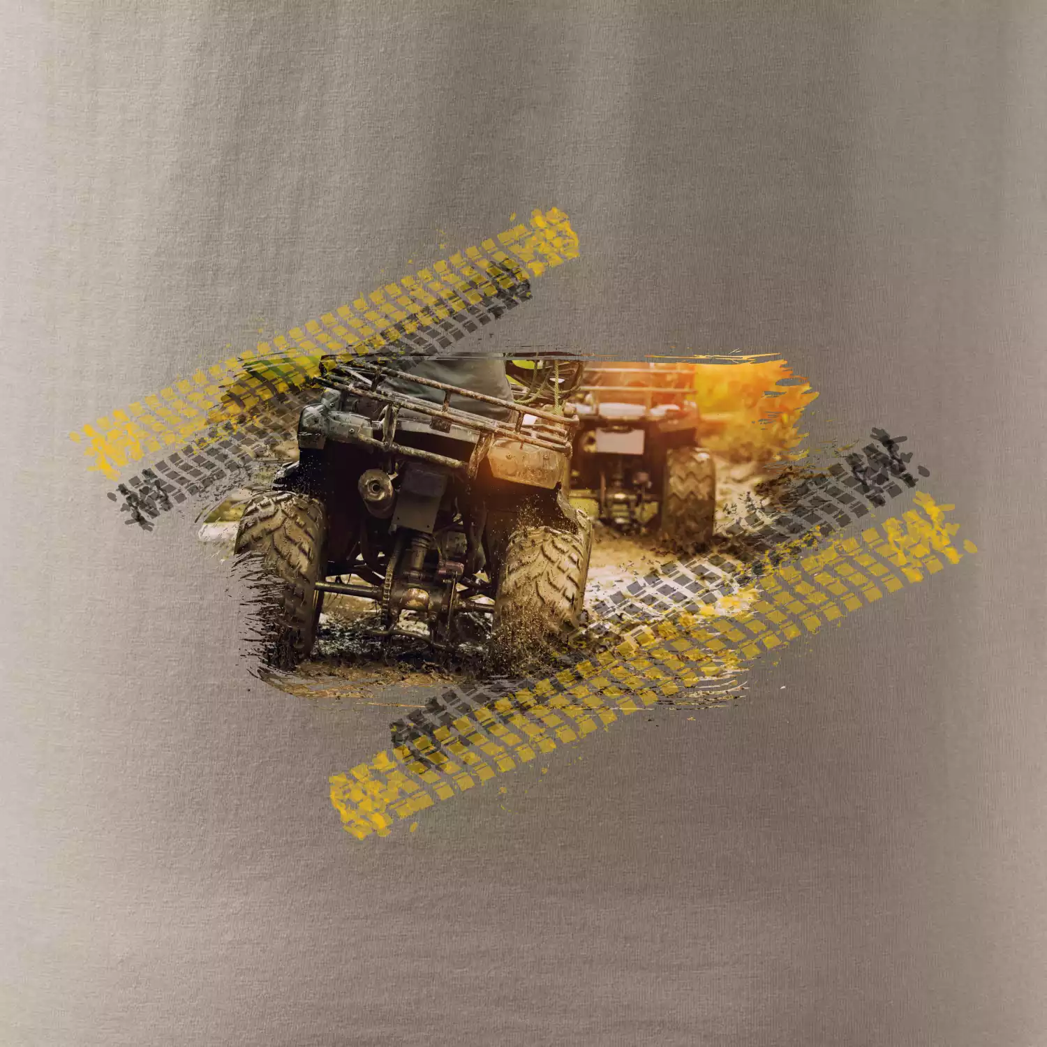 ATV čtyřkolka v bahně