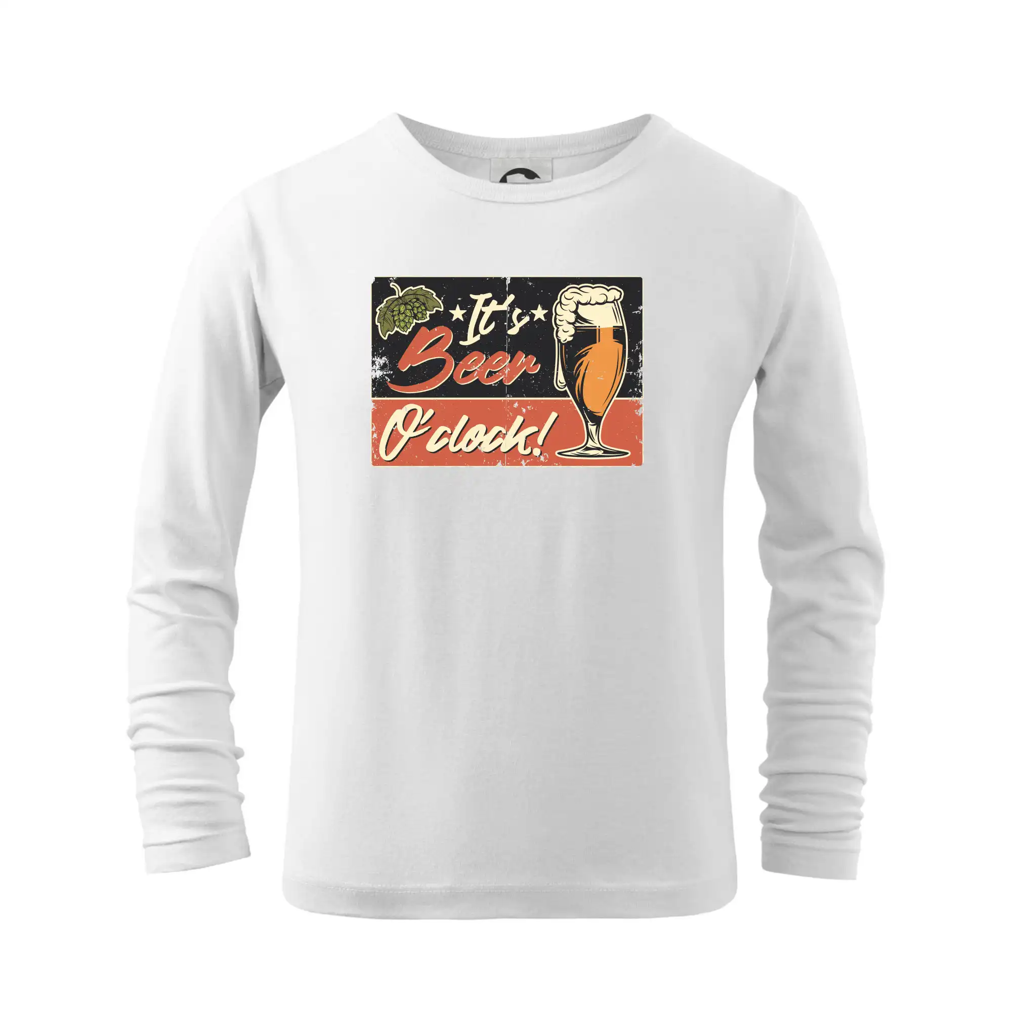 Vtipná tričká pre pivárov - Čas na pivo - Tričko detské Long Sleeve