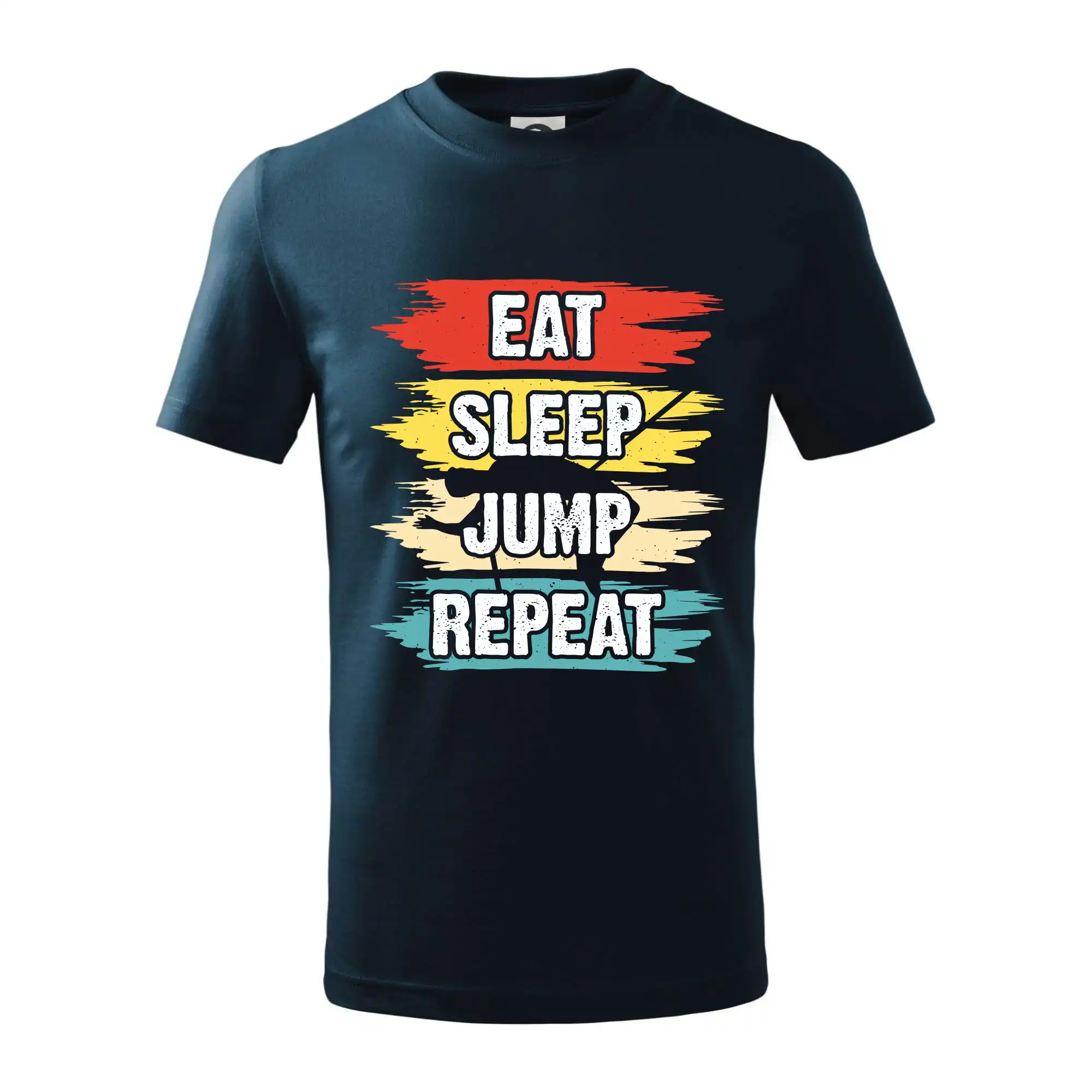 Ostatné športy - Eat sleep JUMP repeat - Tričko detské bavlnené