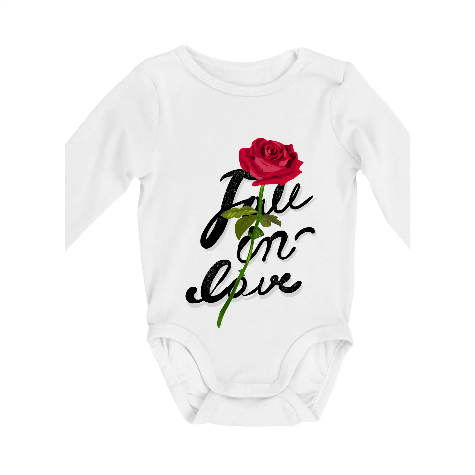 Tričká pre zamilovaných - Fall in Love - Body dojčenské s dlhým rukávom