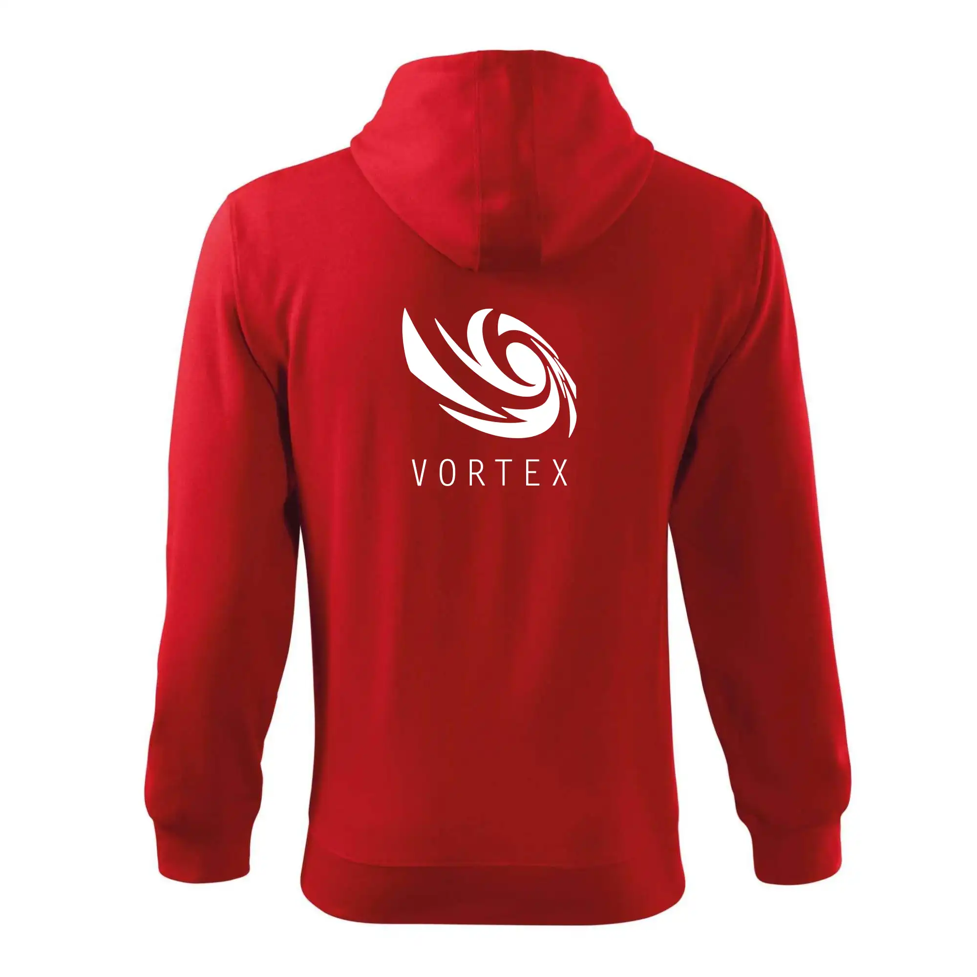 Tričká, mikiny a šiltovky pre Youtubery - Vortex logo jednofarebné - Mikina s kapucňou na zips trendy zipper