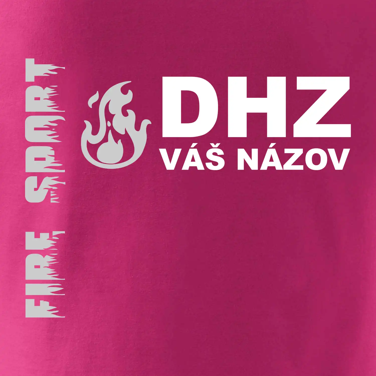 DHZ REFLEXNÉ (oheň, firesport, názov zboru - vlastný nápis)