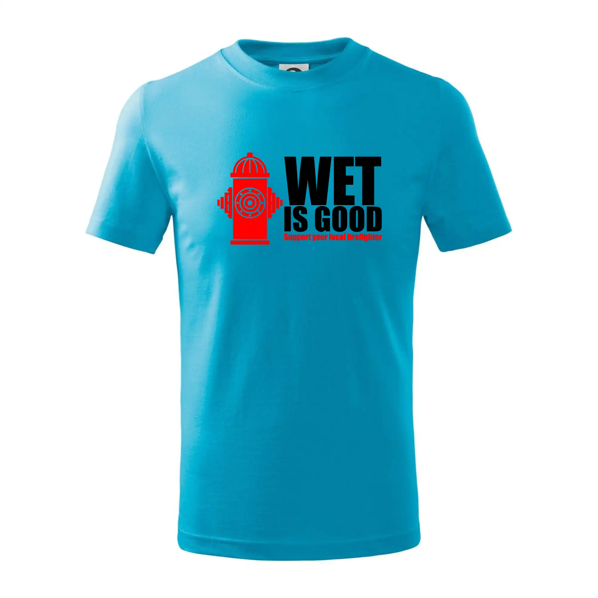 Originálne tričká pre hasičov - Wet is good - Tričko detské bavlnené