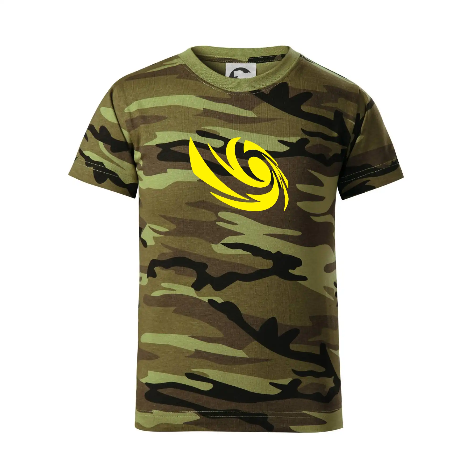 Tričká, mikiny a šiltovky pre Youtubery - Vortex logo samostatné - Detské maskáčové tričko