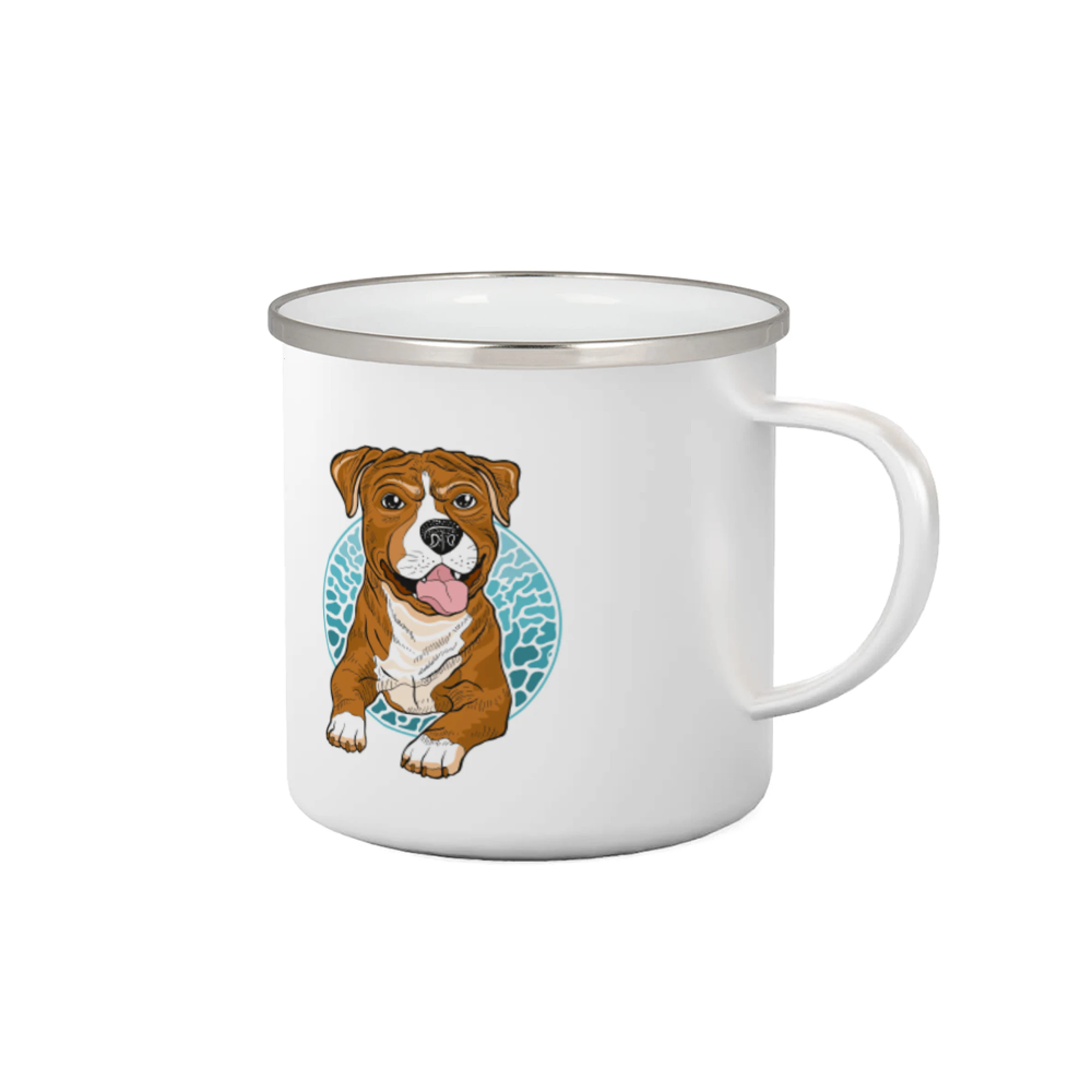 Ostatné psie plemená - Americký staford kreslený v koliesku (Pecka design) - Plecháčik