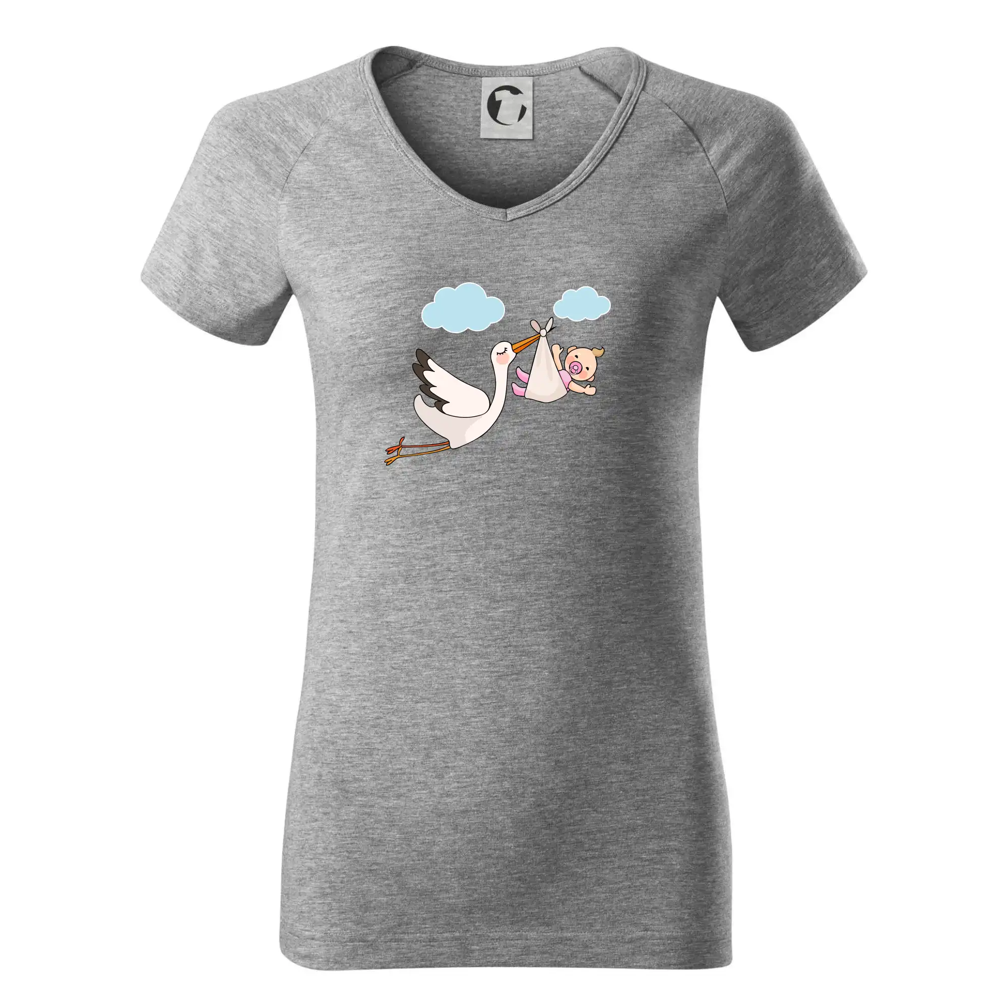 Čáp čekáme miminko - holka