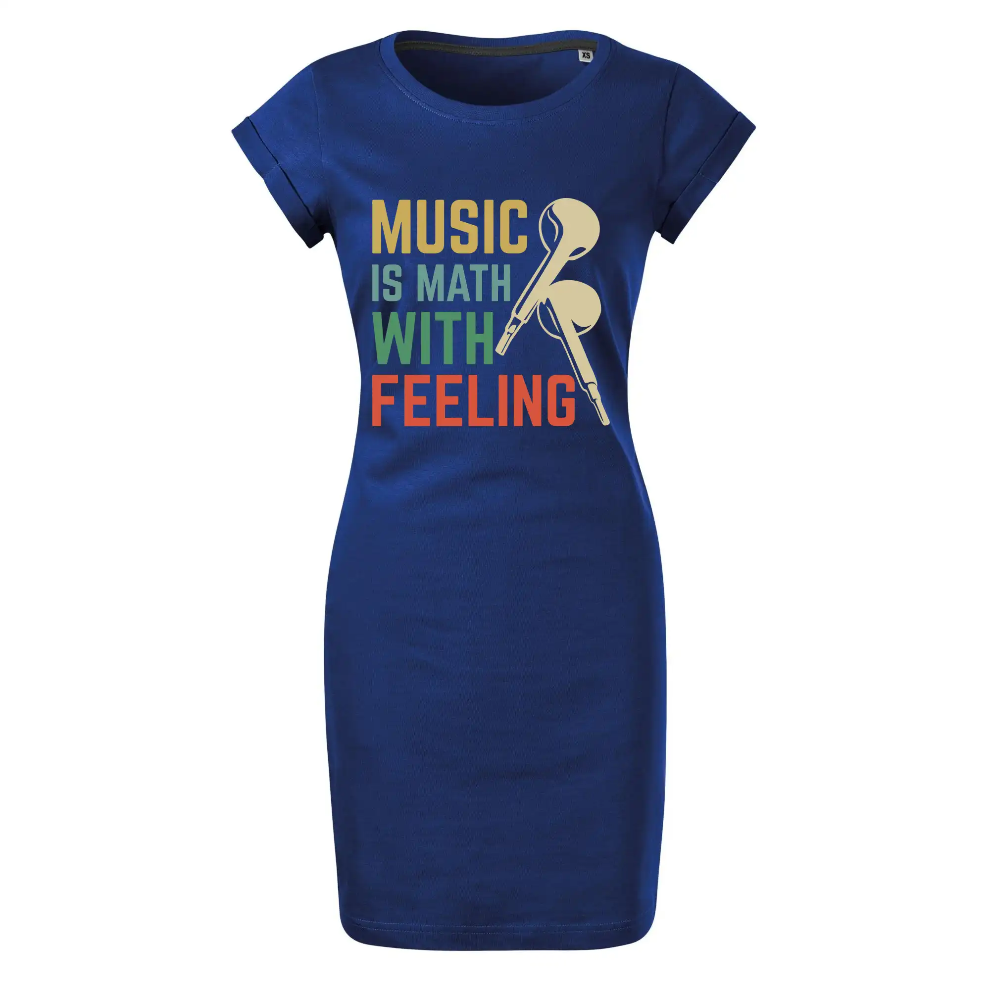 Vtipné tričká pre matematiky - Music is math with feeling - Tričko Šaty FREEDOM
