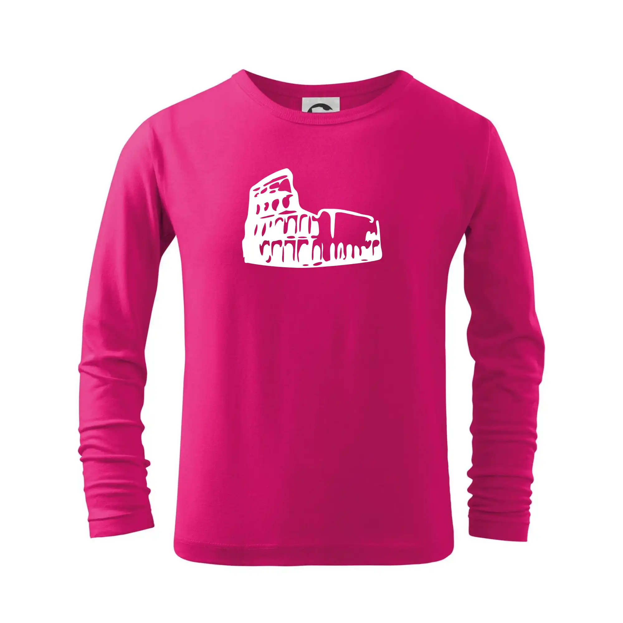 Tričká Taliansko - Taliansko Koloseum - Tričko detské Long Sleeve