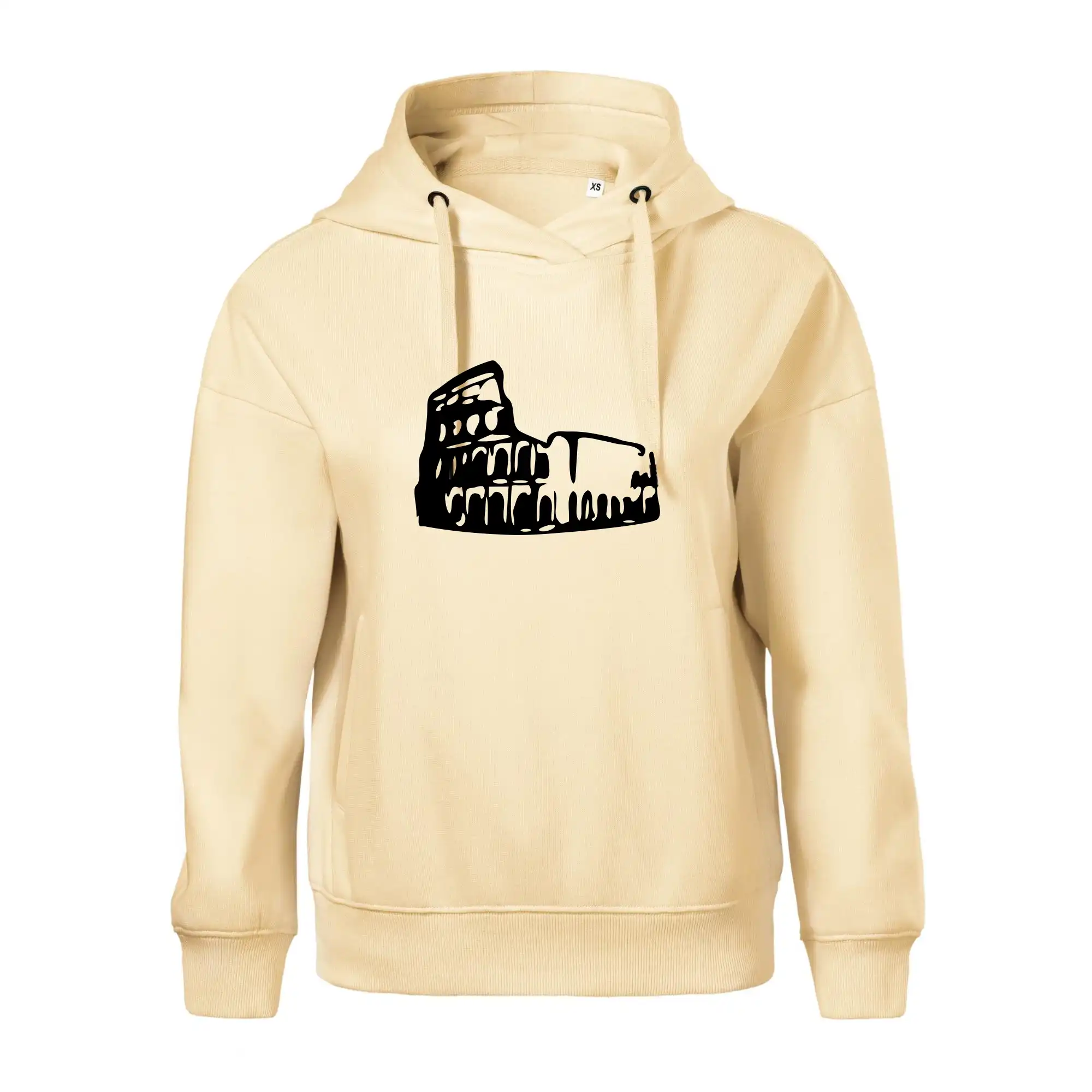 Tričká Taliansko - Taliansko Koloseum - Oversized mikina dámská Moon - kratšia + širšia