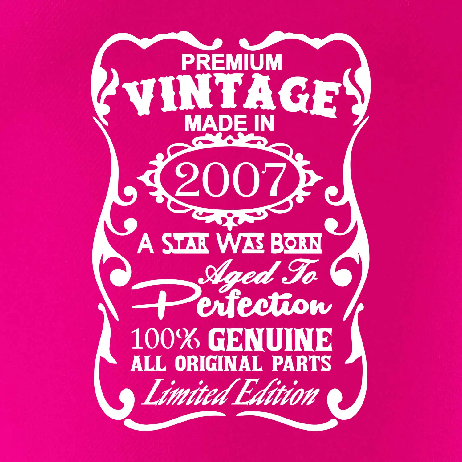 Vintage Etiketa - 2007