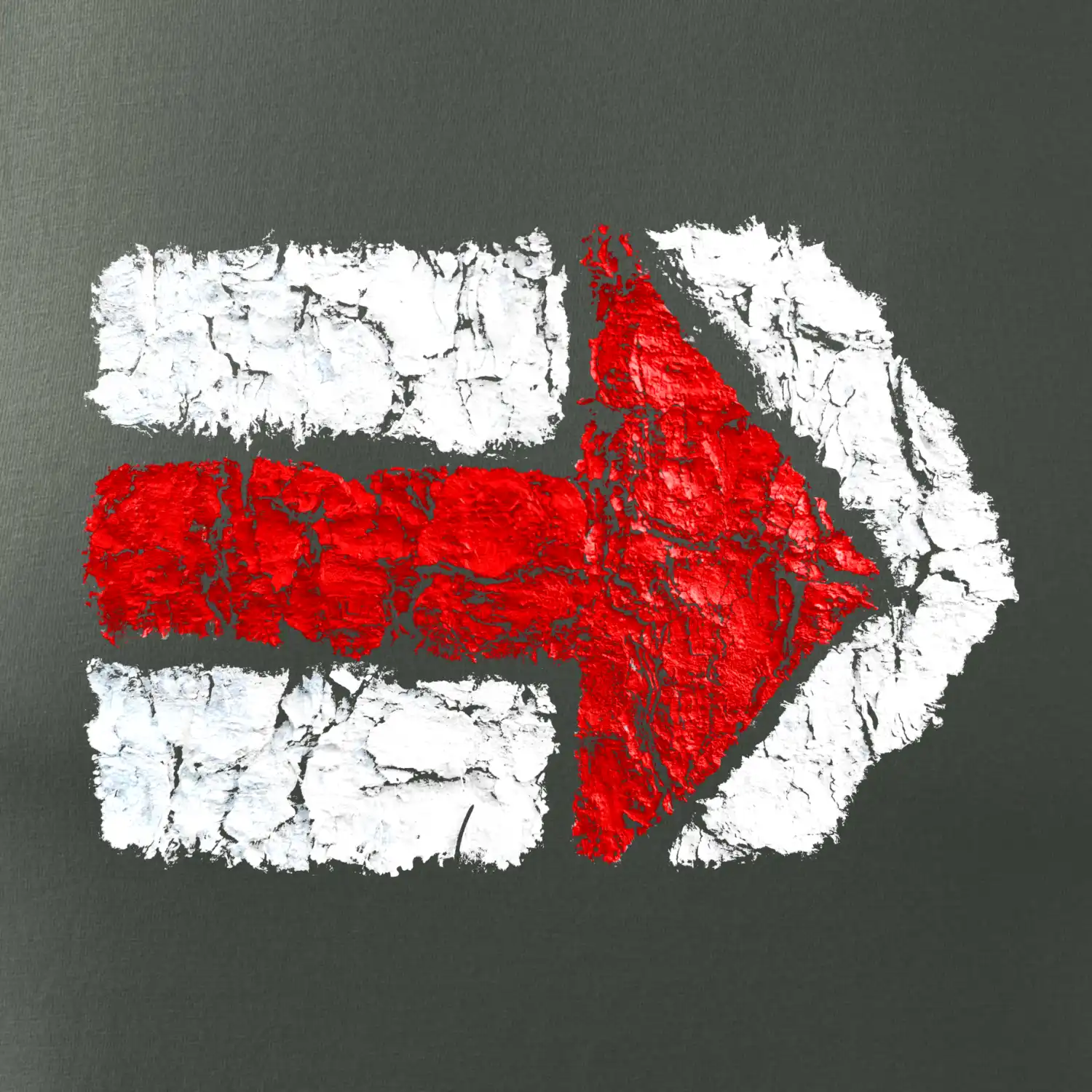 Párová turistická značka červená