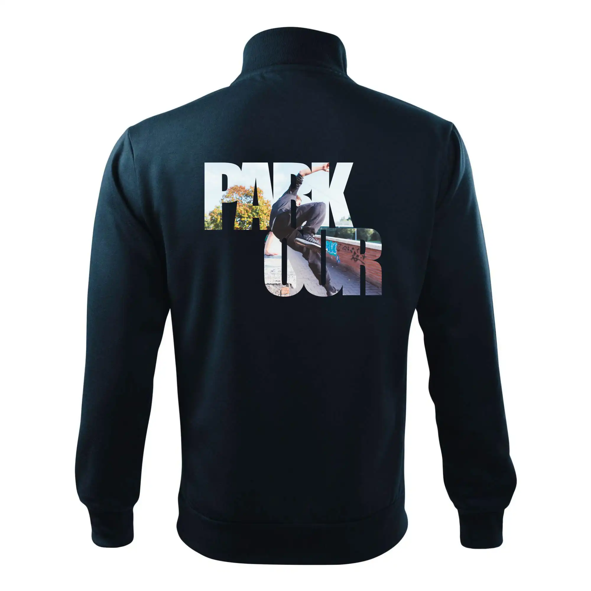 Parkour nápis ve městě