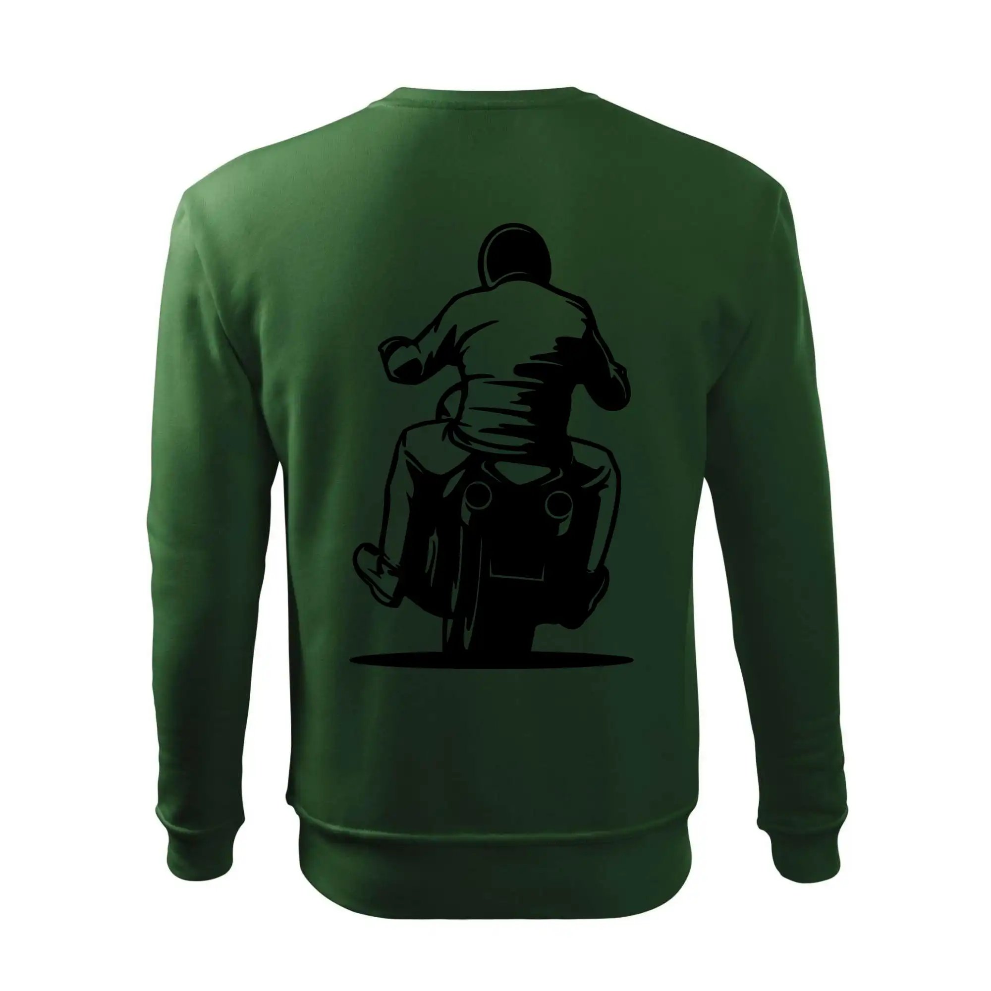 Motorkář na zádech - chopper