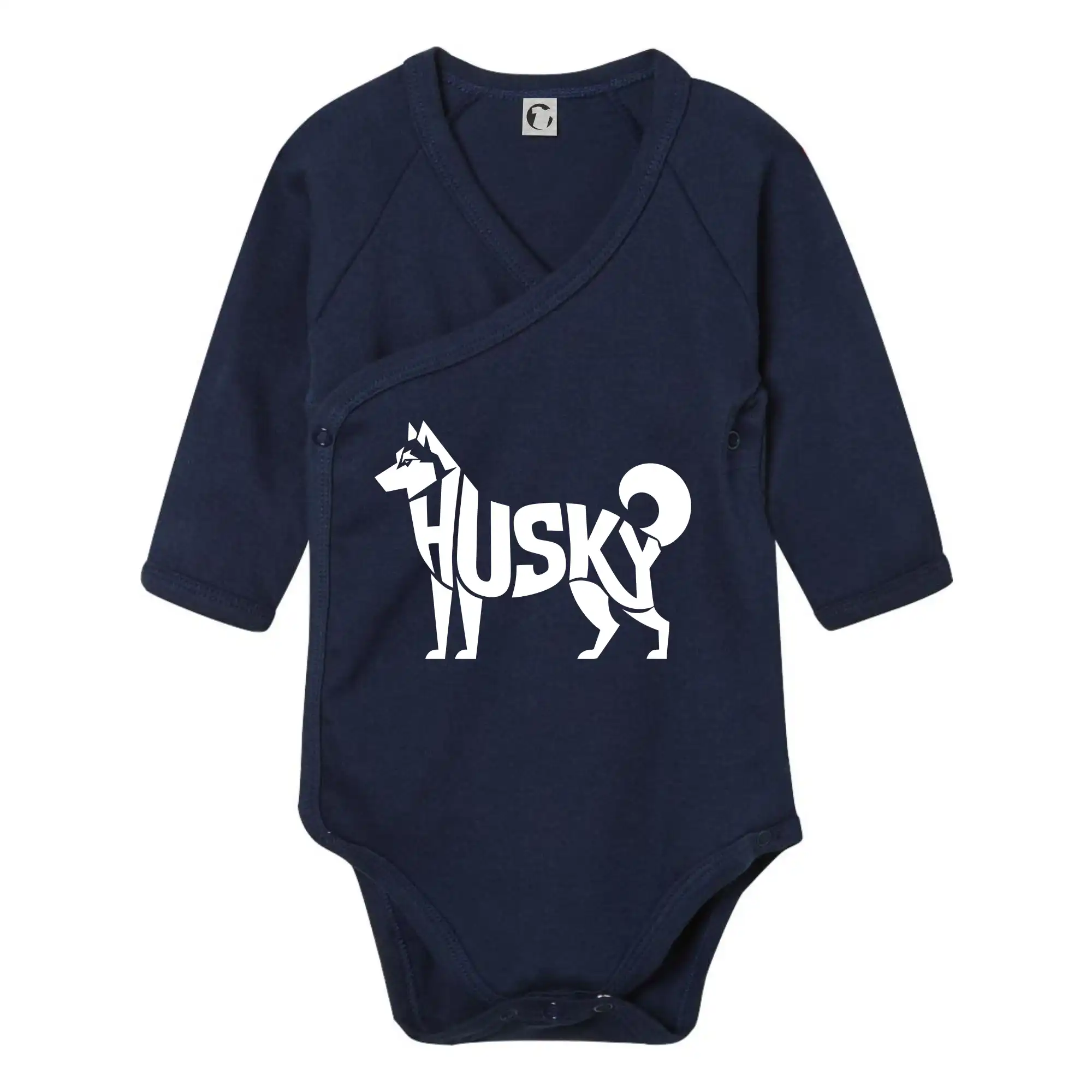 Husky nápis v těle
