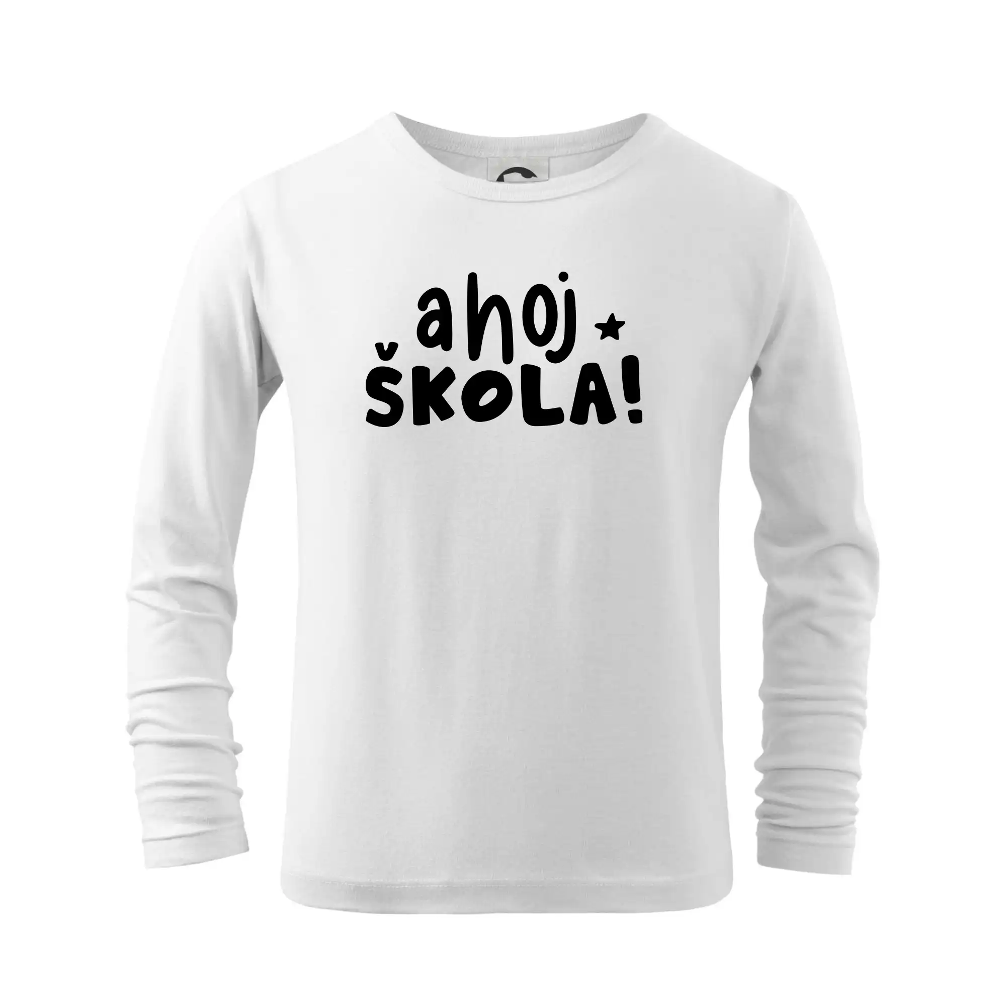 Tričká a mikiny pre prváčikov na prvý školský deň – veselé a pohodlné - Ahoj škola - Tričko detské Long Sleeve