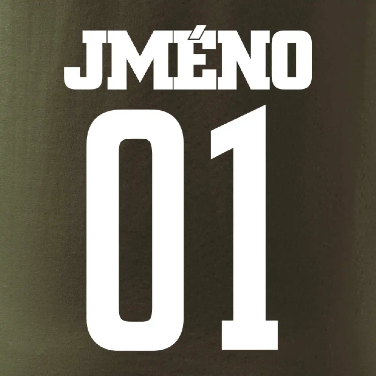 Futbalový dres - vlastné meno a číslo