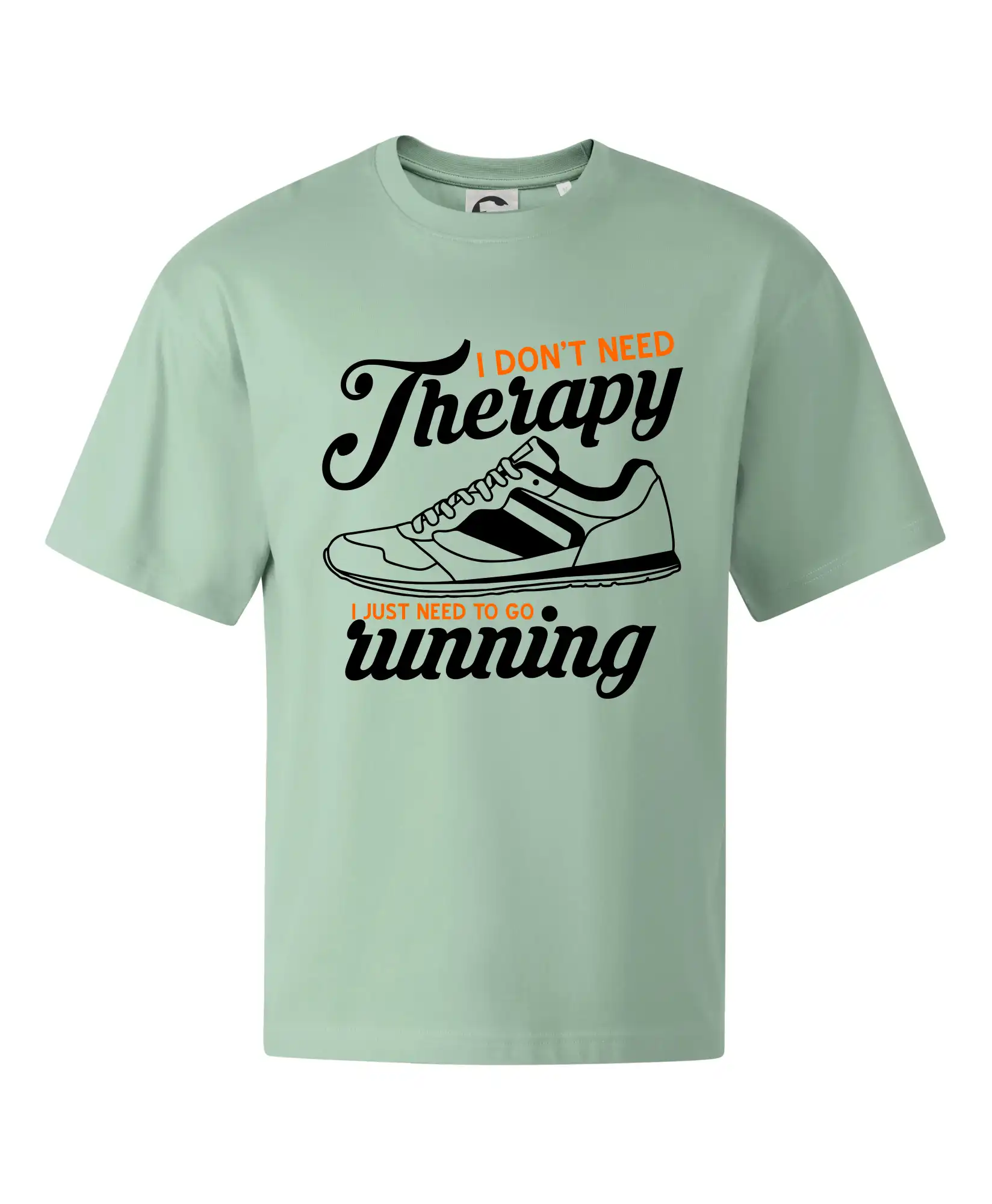 Tričká pre bežcov - I don't need therapy running - Stage unisex - OVERSIZE