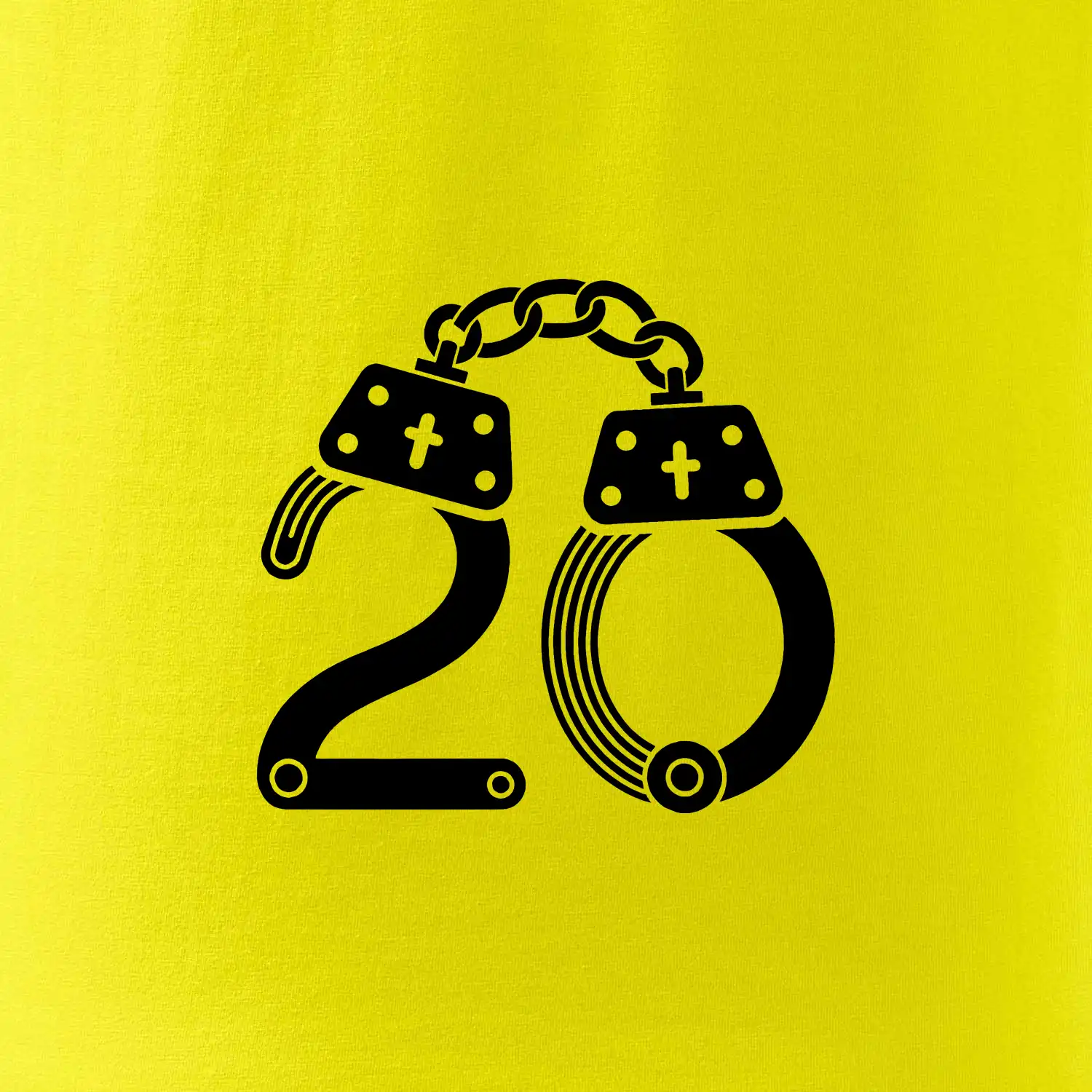 Narozeninové tričko pro policajta - pouta 20