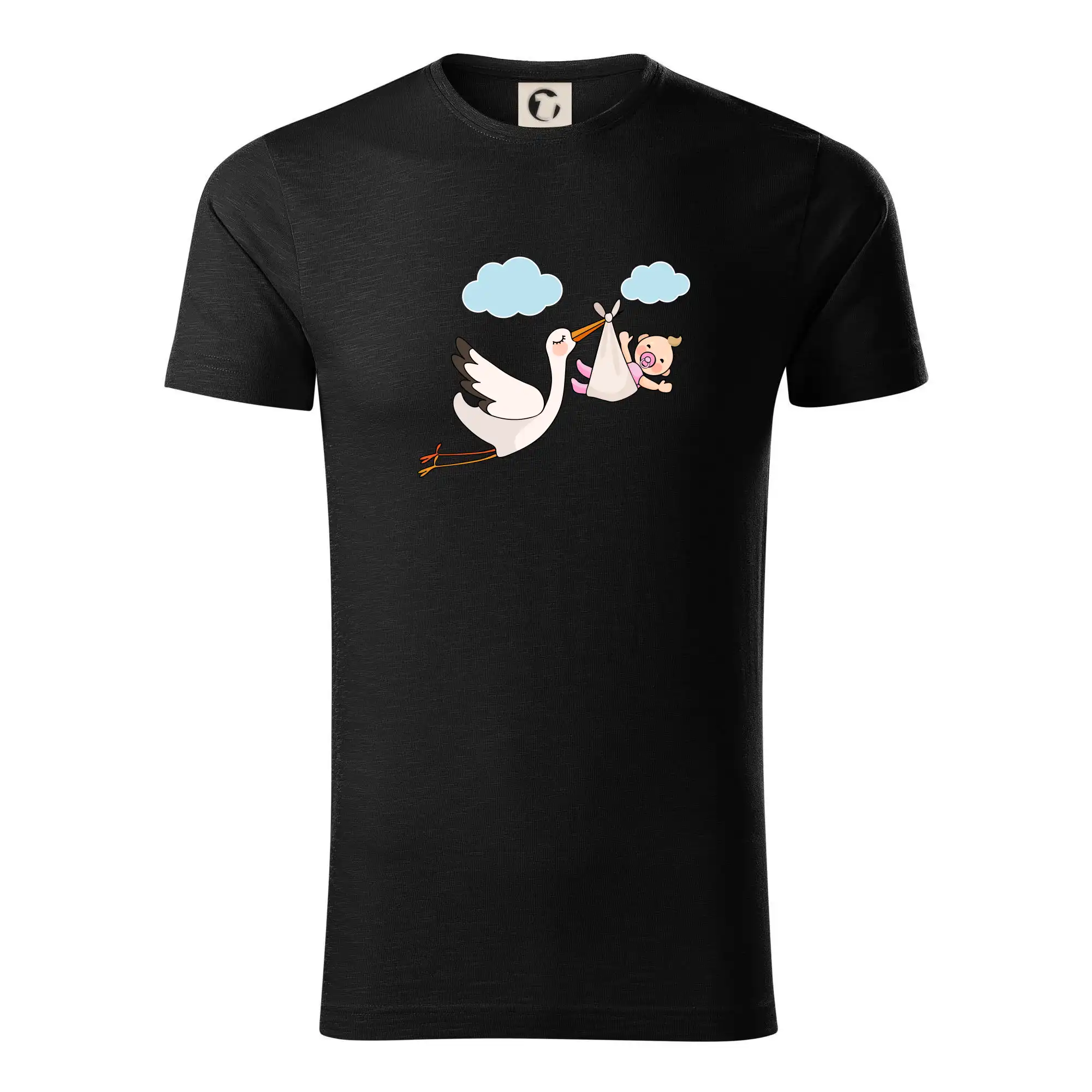 Čáp čekáme miminko - holka