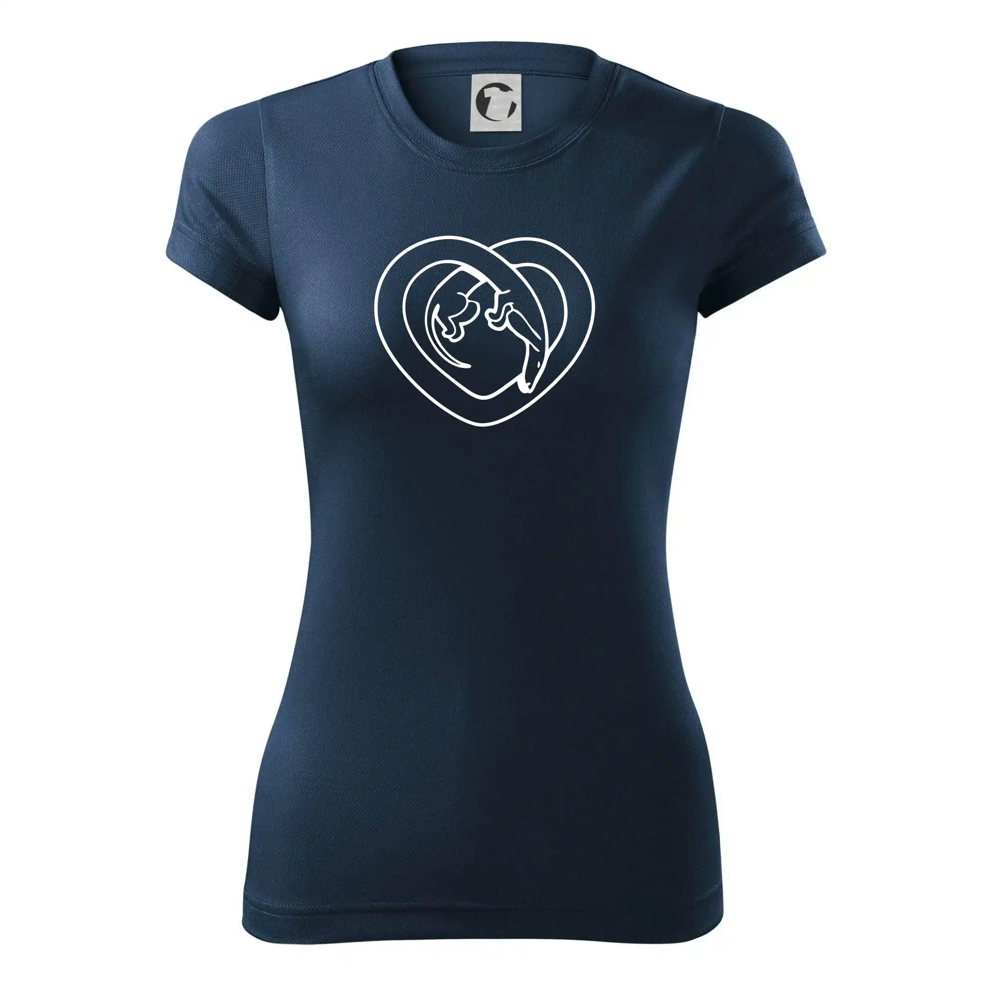 Jezevčík srdce - obrys