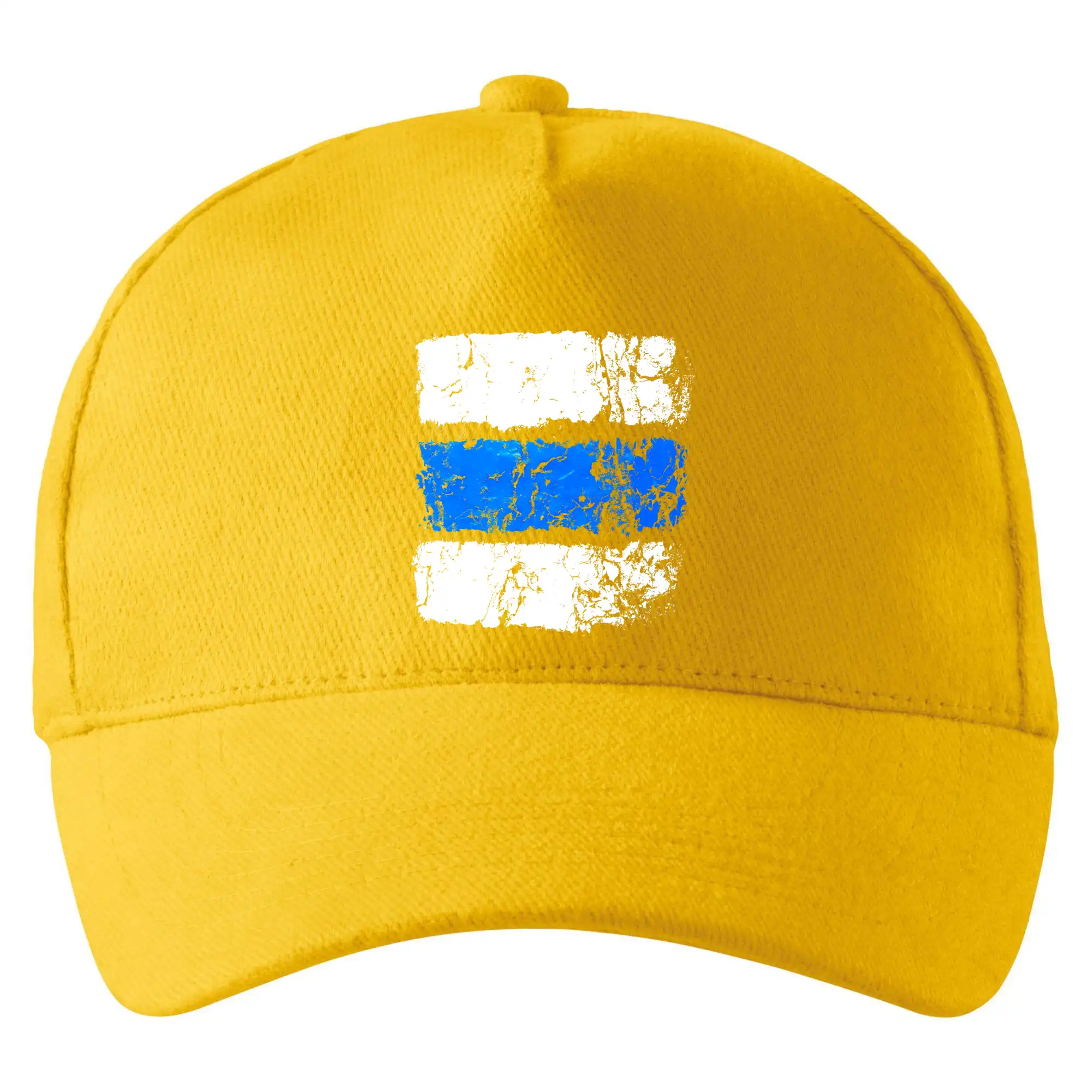 Trička pre cestovateľov - Turistická značka - modrá - Šiltovka so zahnutým šiltom a mosaznou sponou