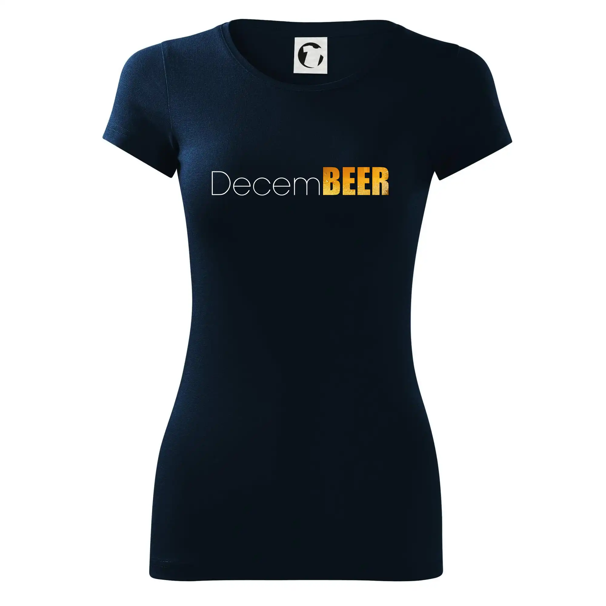 Vtipná tričká pre pivárov - Pivné mesiace - decemBEER - Dámske tričko Glance - Priliehavejší strih