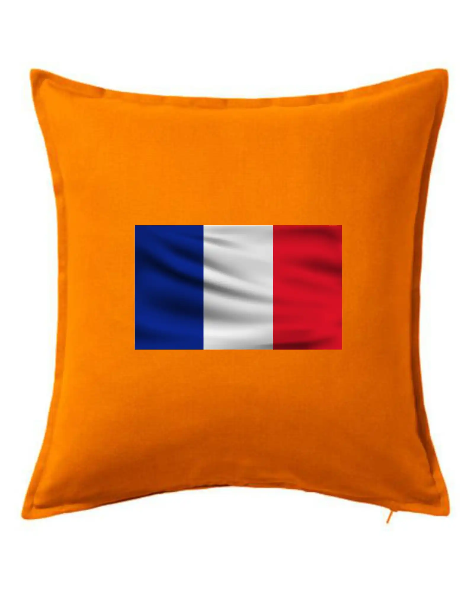 Tričká Francúzsko - Francúzska vlajka obdĺžnik - Vankúš 50x50