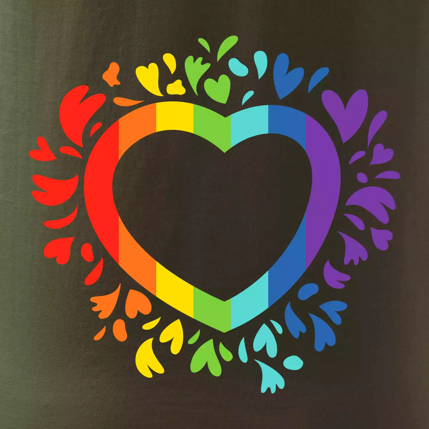 Srdce pride květiny