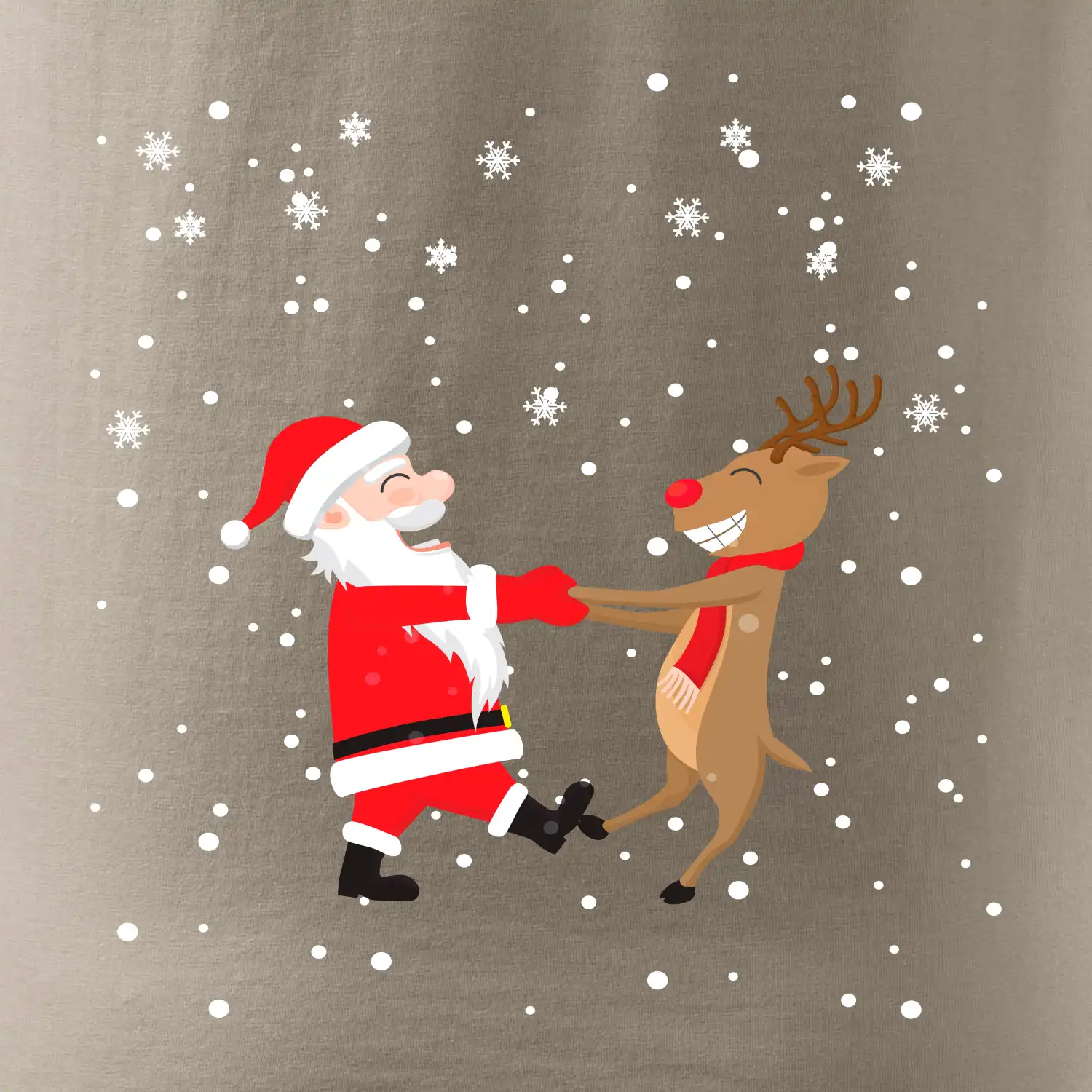 Tancující Santa a sob