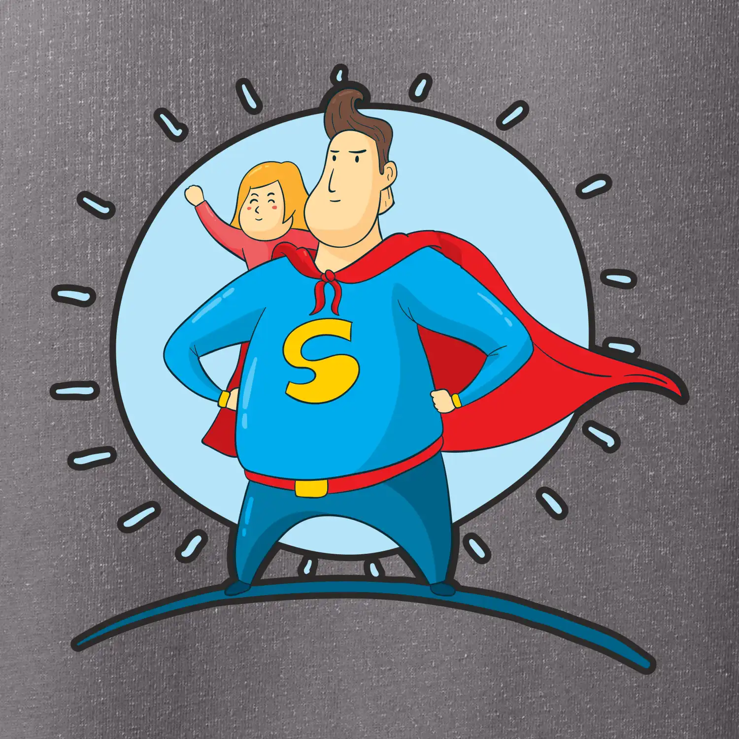 Táta superman - holka