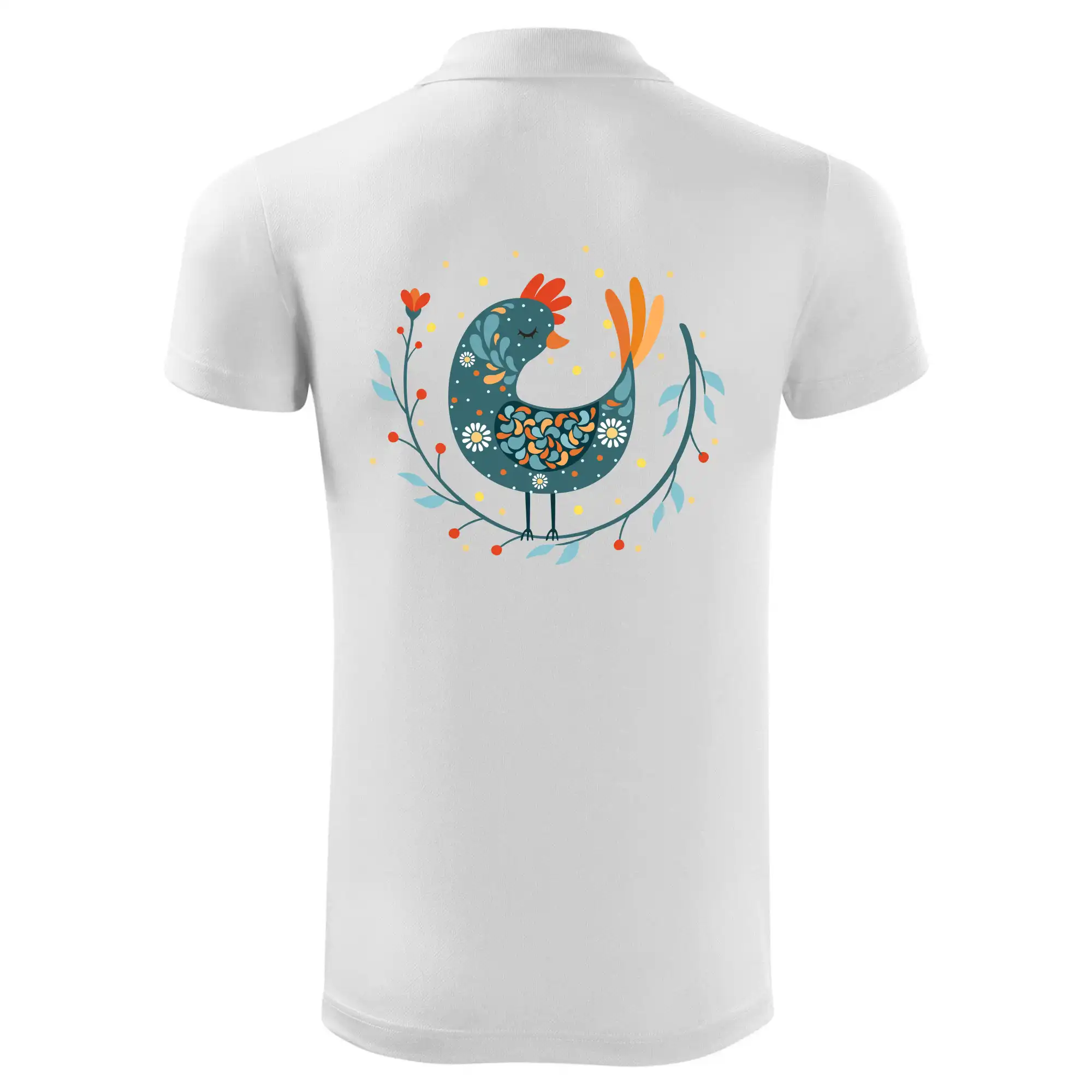 Folklor - slepice s kopretinou