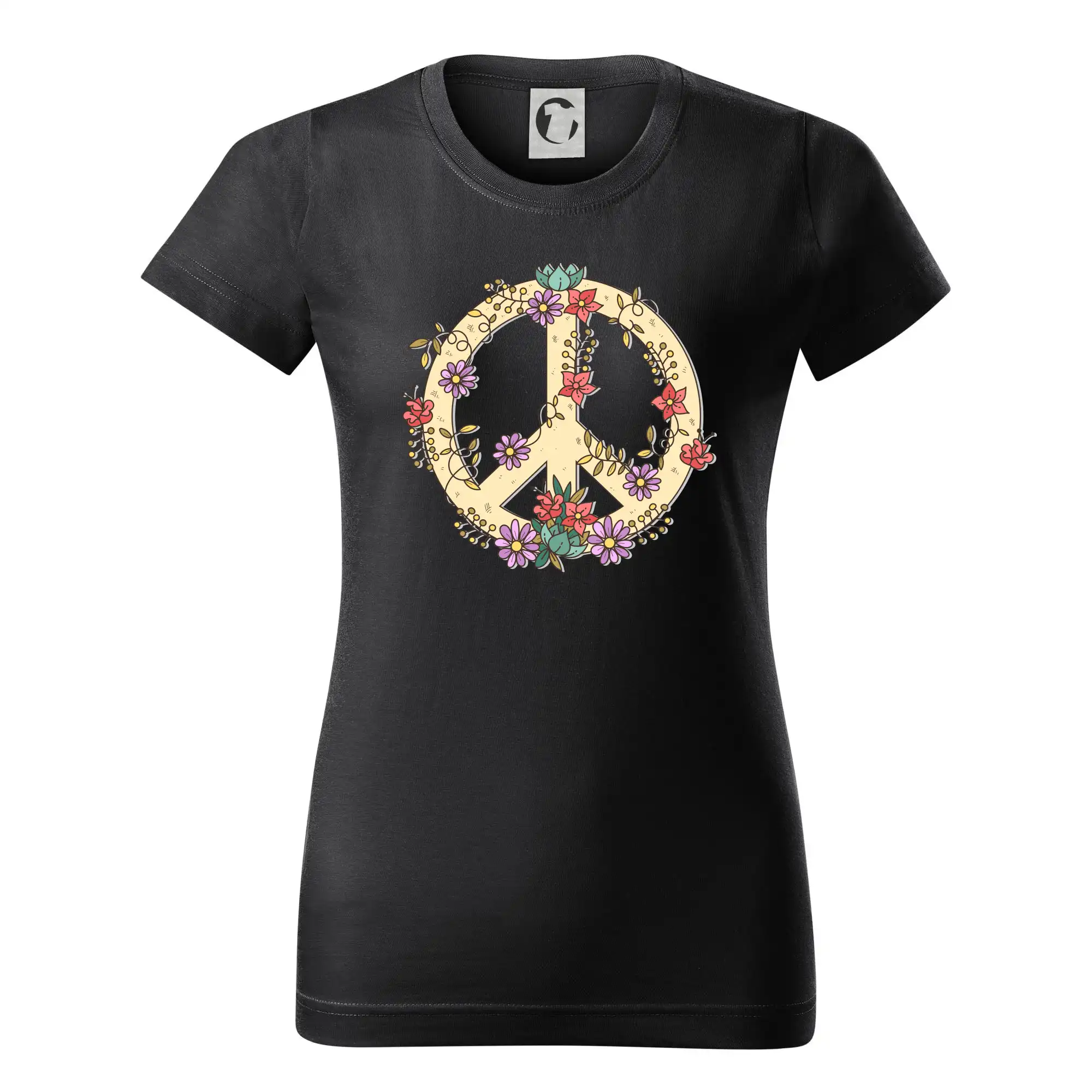 Peace symbol pískový