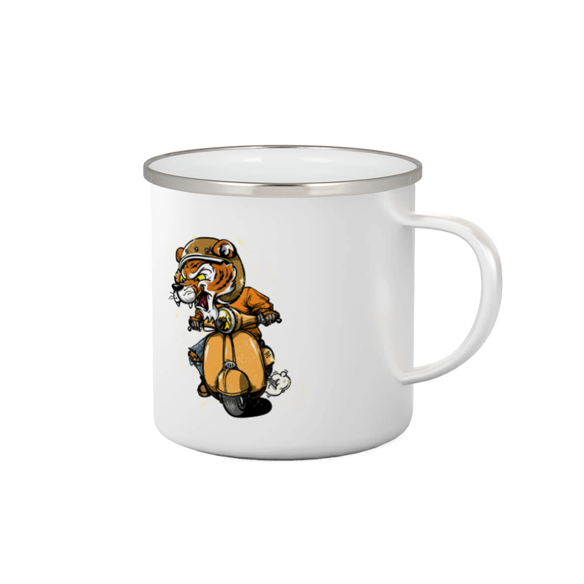 Tričká a mikiny s potlačou motoriek – pre pravých motorkárov - Tiger motorkárom - Plecháčik