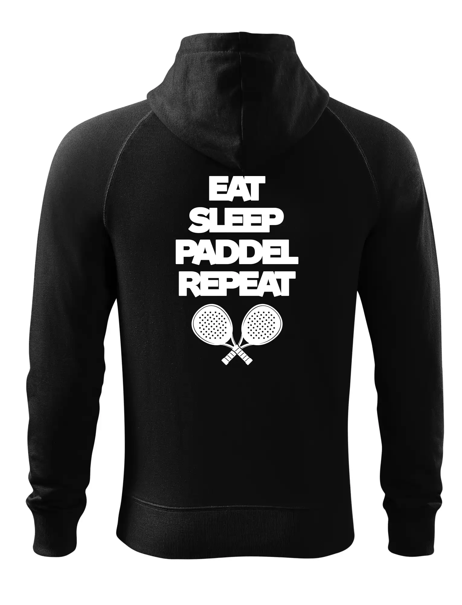 Eat sleep paddel repeat pod sebou