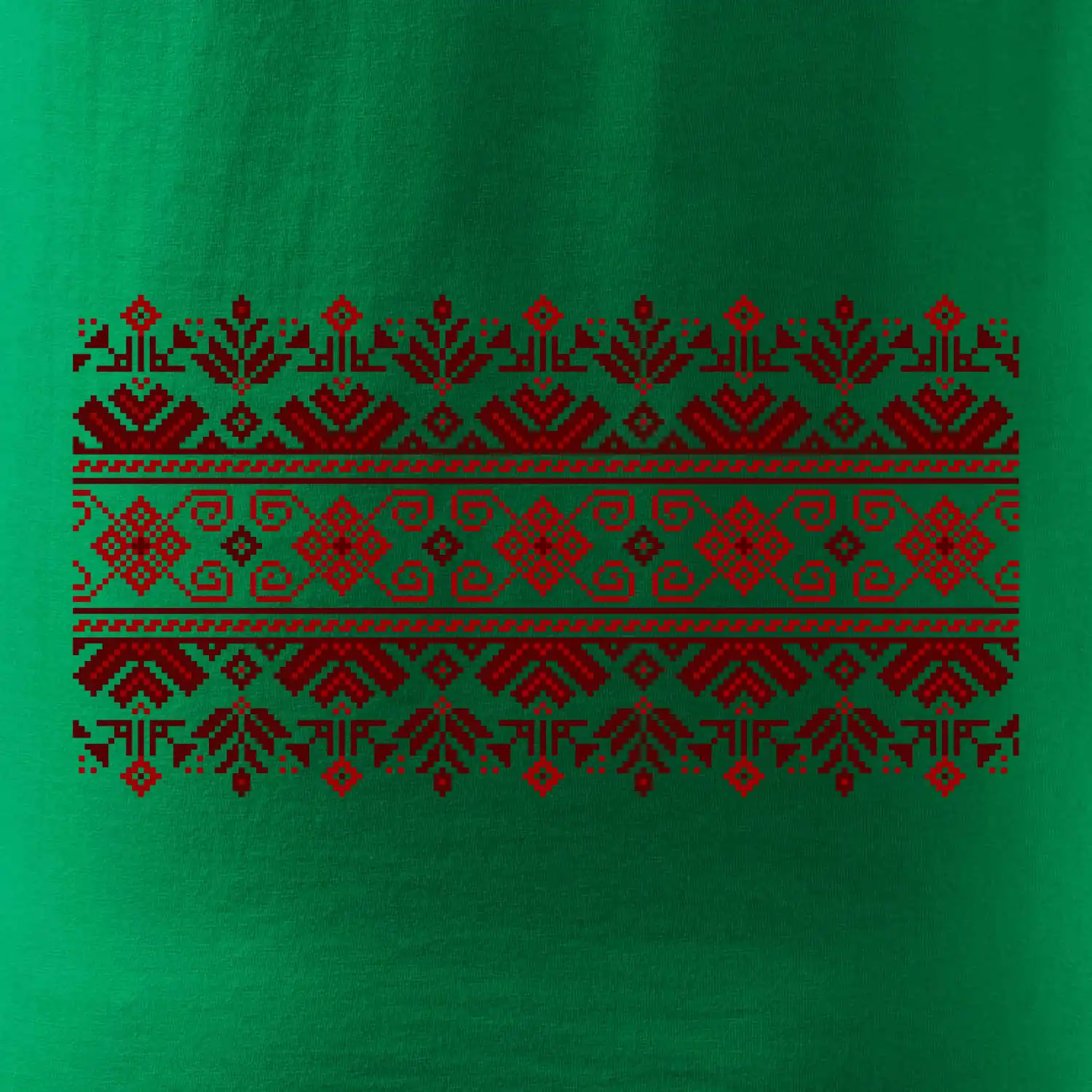 Ukrajinský vzor - červený