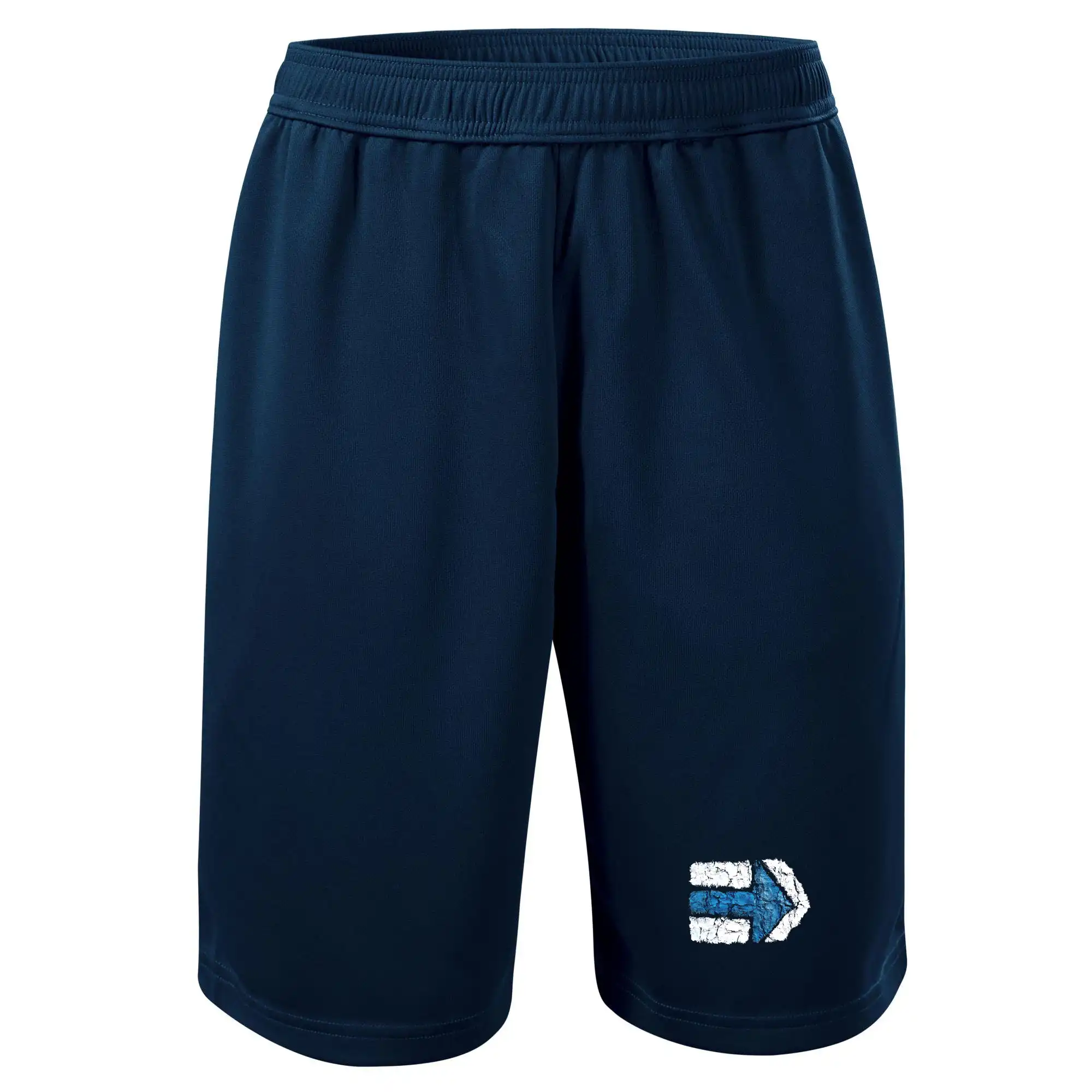 Trička na kempovanie - Párová turistická značka modrá - Šortky pánske športové