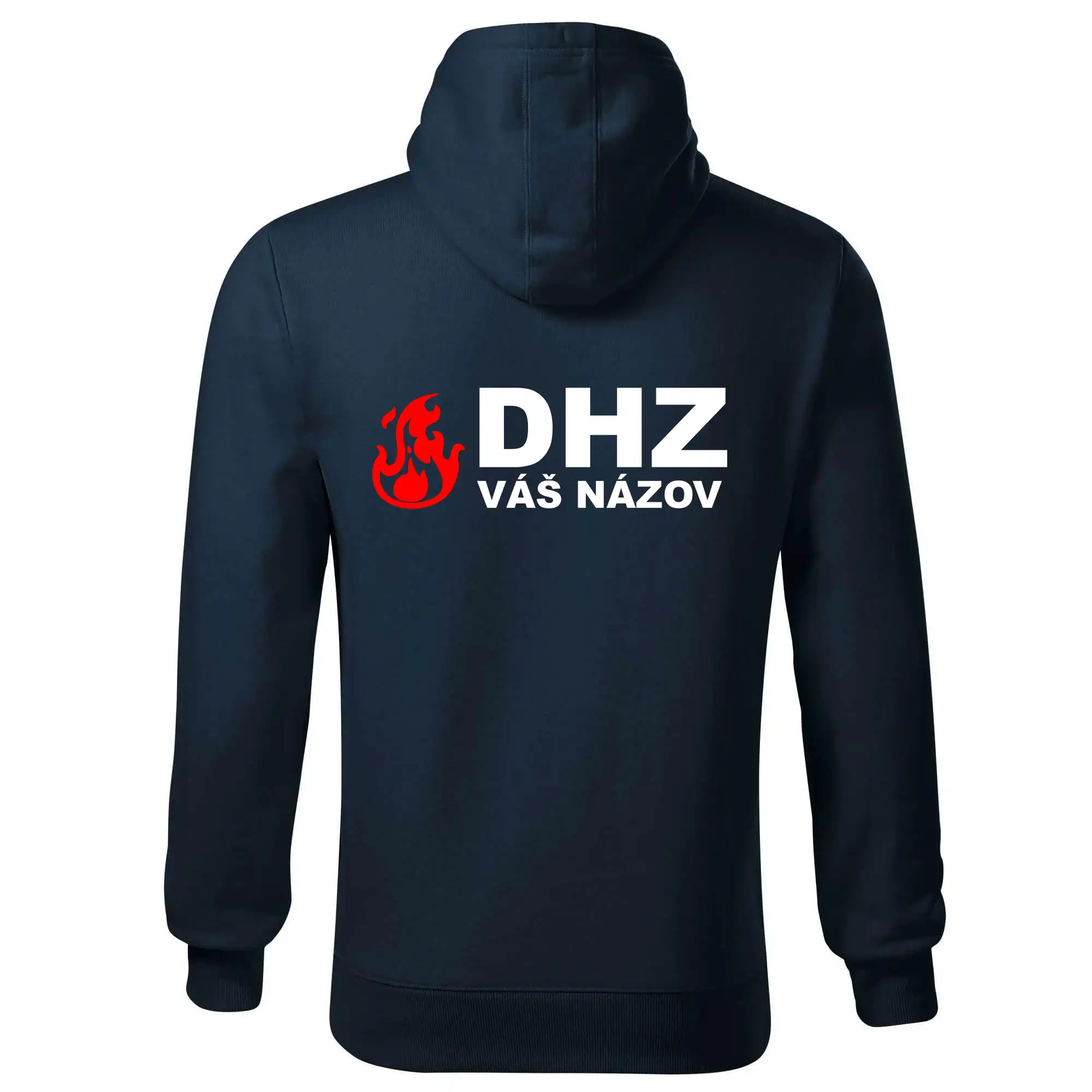 DHZ (oheň, firesport, názov sboru - vlastný nápis)