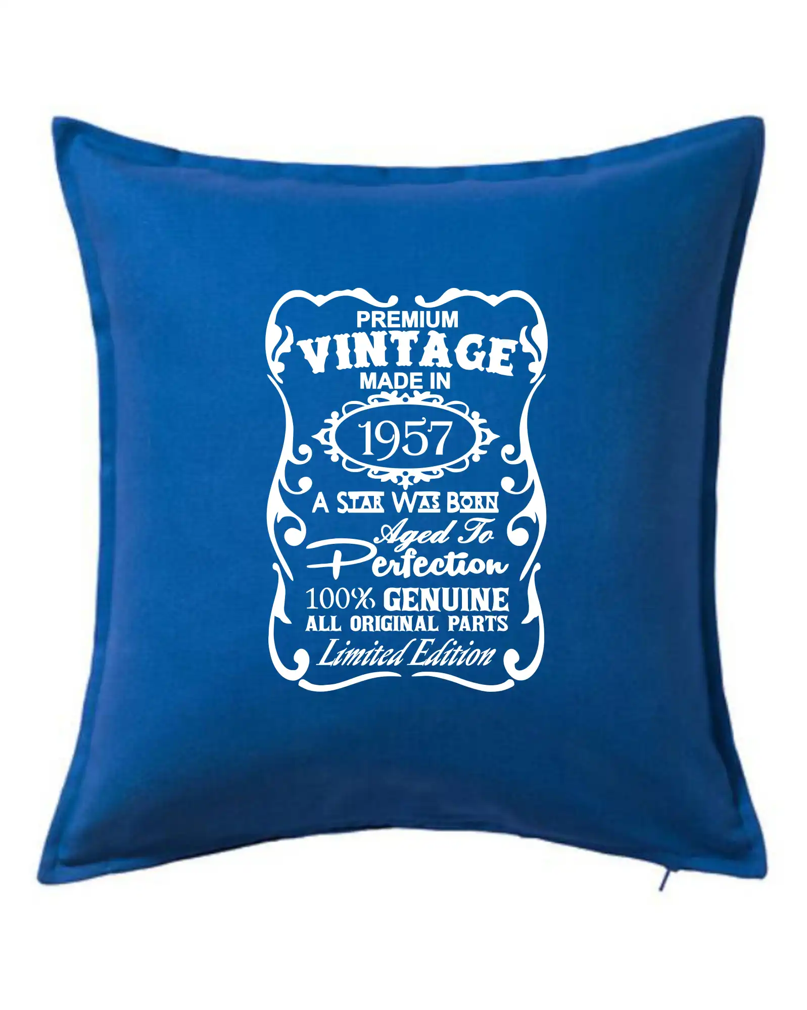 Trička s ročníkom 1957 - Vintage Etiketa - 1957 - Vankúš 50x50