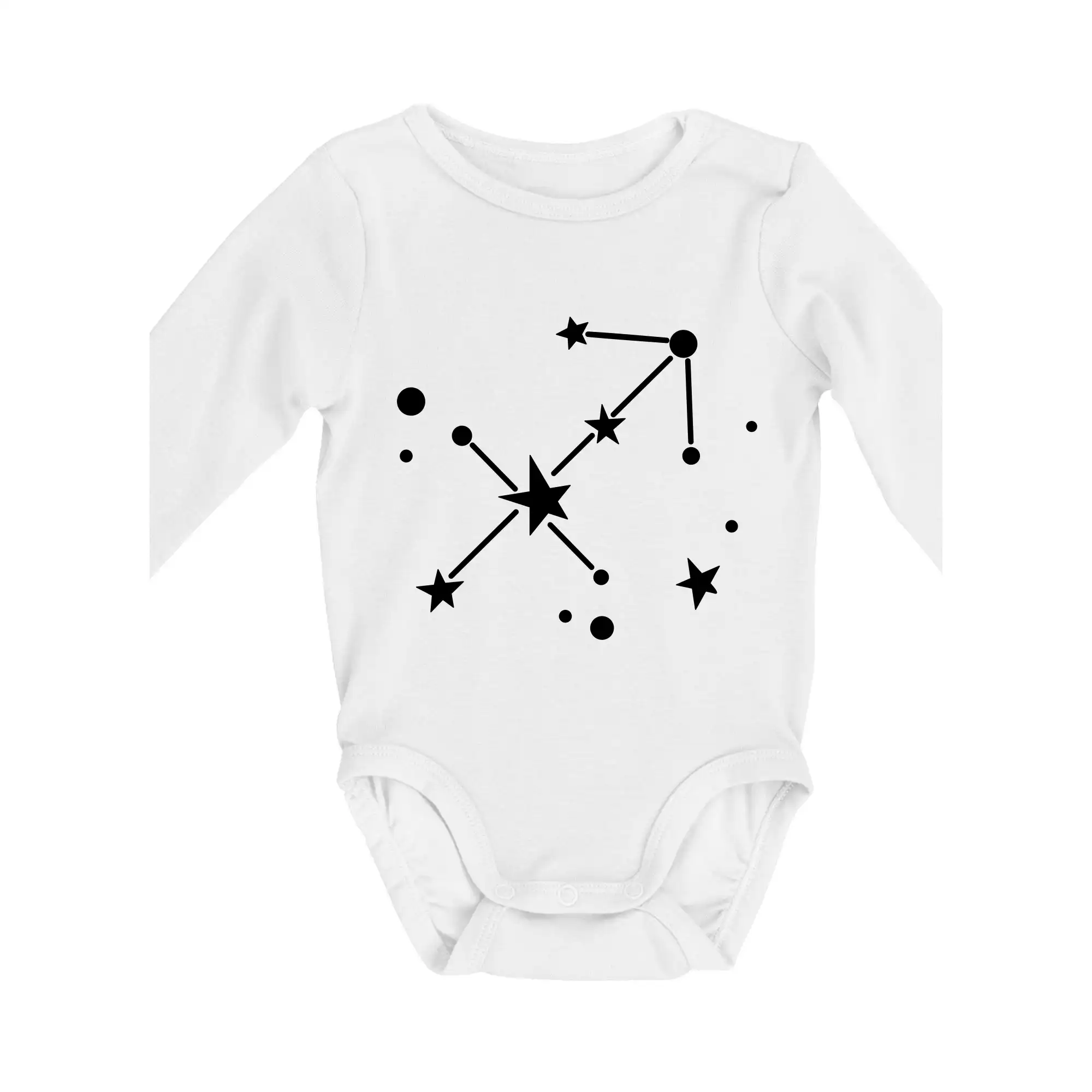 Tričká strelec - Súhvezdie - Sagittarius - Strelec - Body dojčenské s dlhým rukávom
