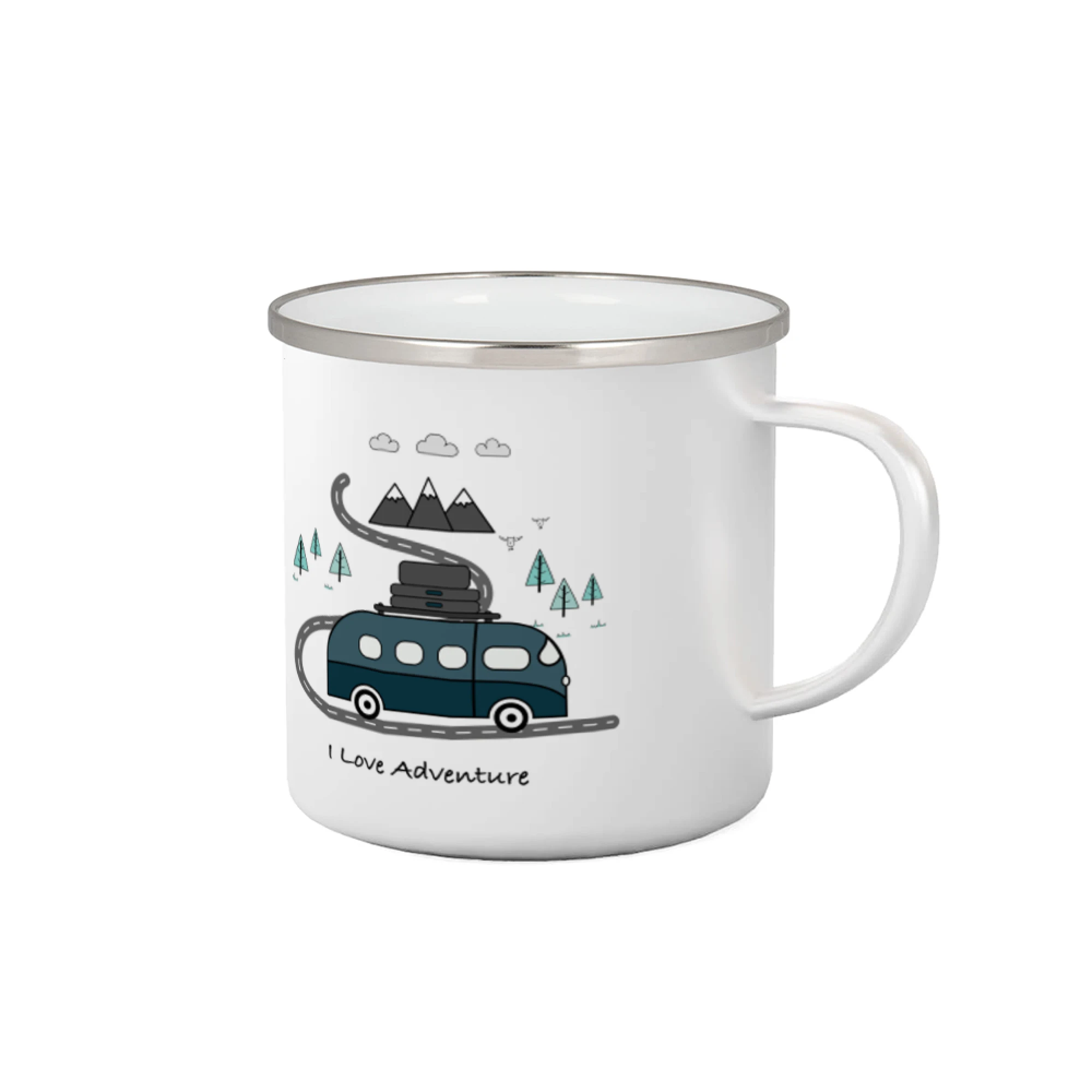 Trička na kempovanie - Cesta prírodou I love Adventure - Plecháčik
