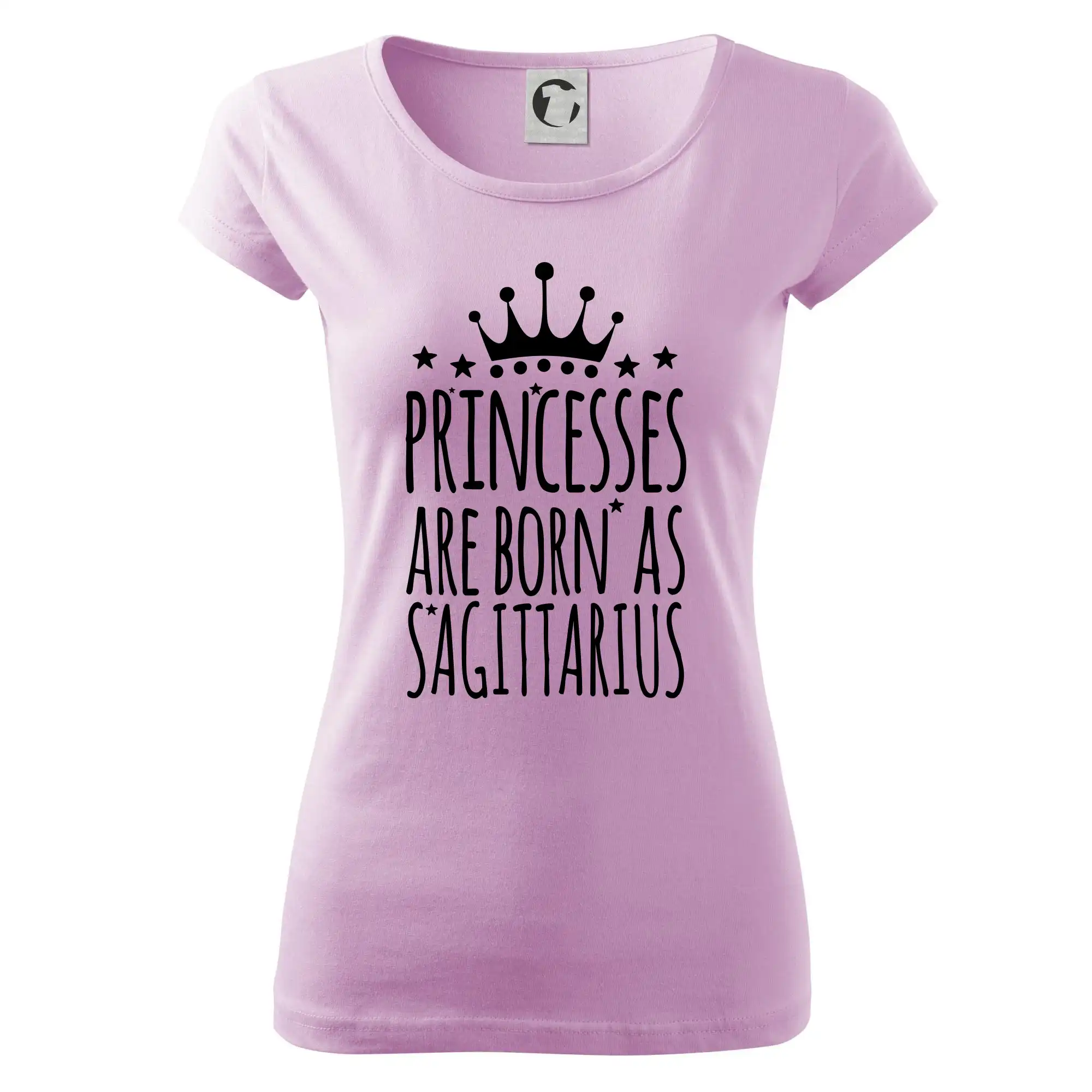 Tričká strelec - Princesses are born as Sagittarius - Strelec - Dámske tričko Pure