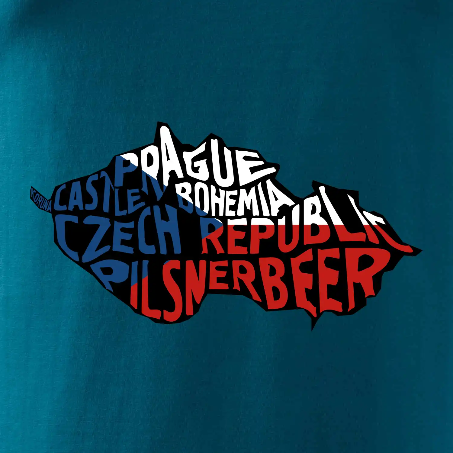 Mapy - názvy měst - Česko