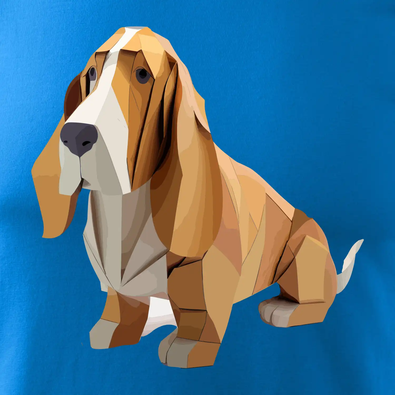 Baset slepený z papíru