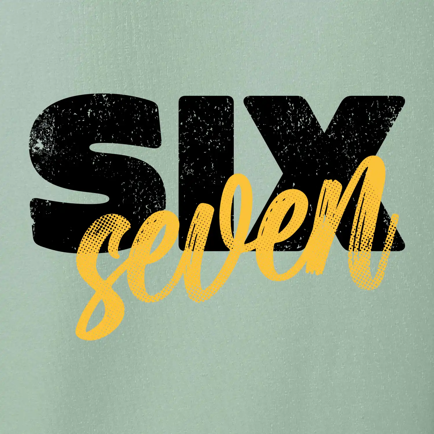 Six seven - písmo