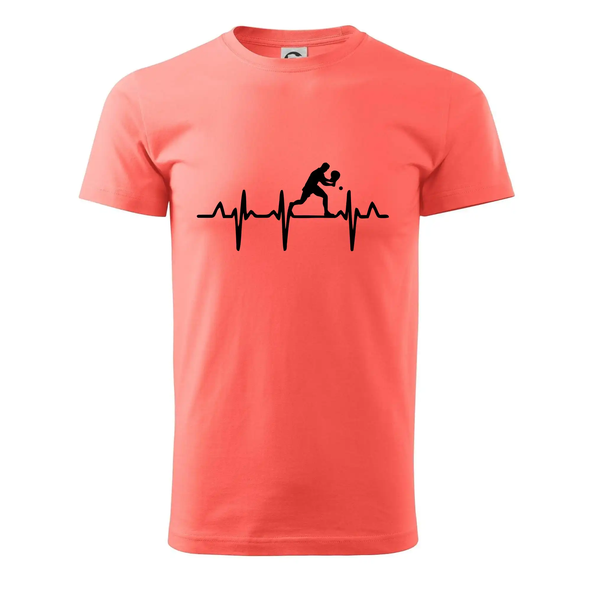 EKG stolní tenista stojící