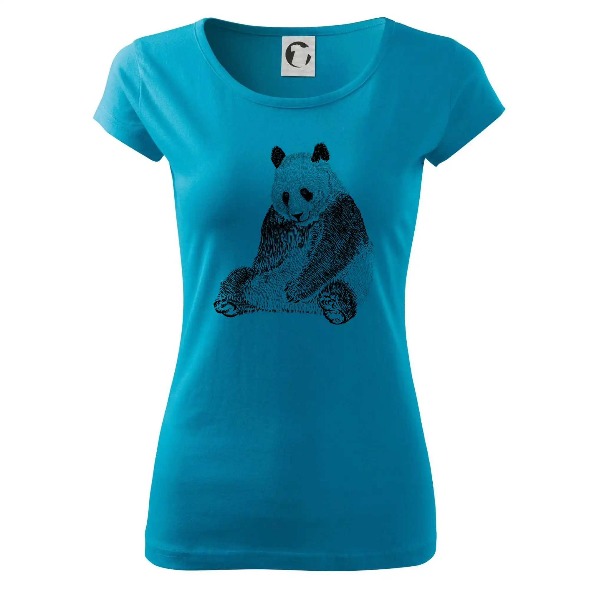 Tričká so zvieratami - Smutná panda - Dámske tričko Pure