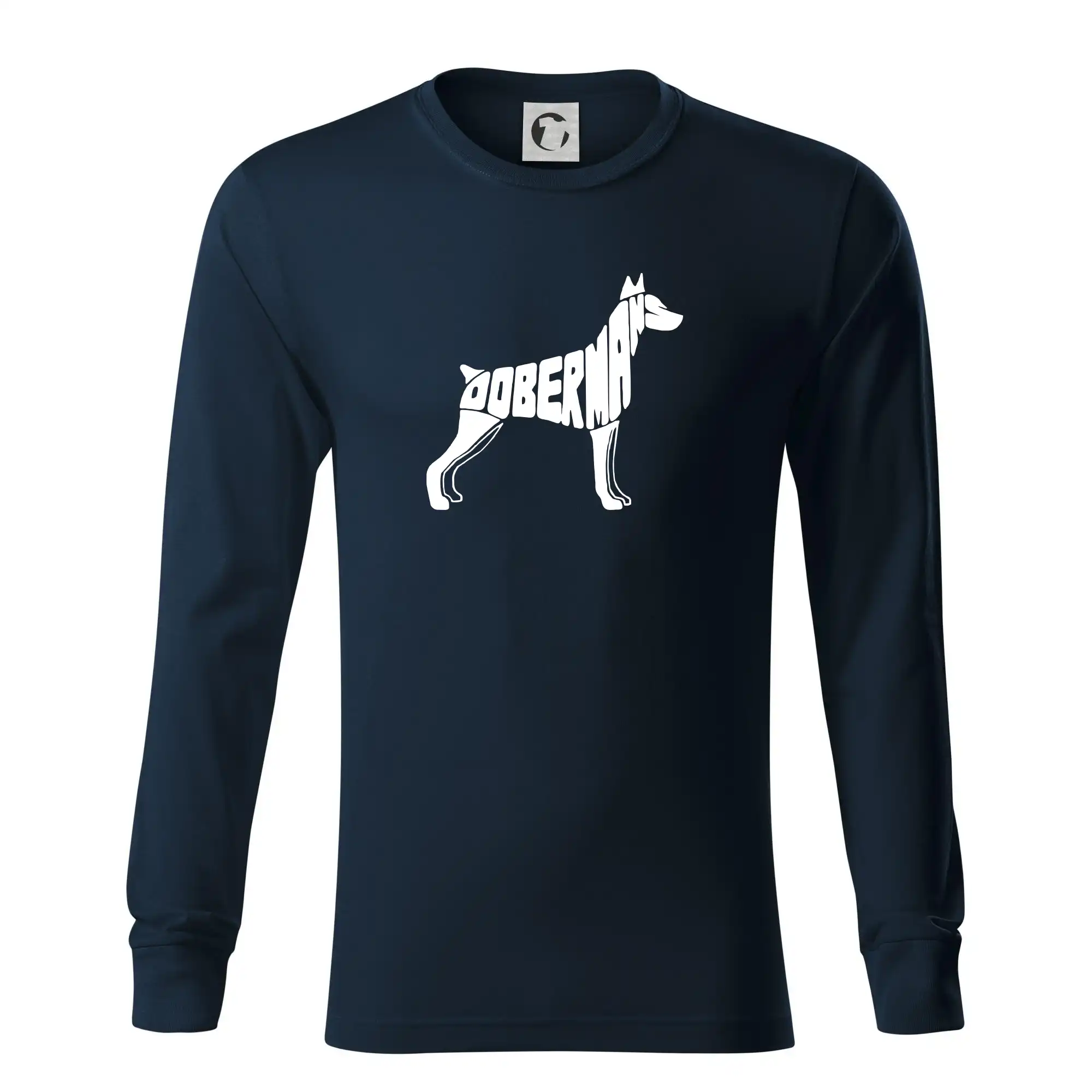 Dobrmans - nápis v tělě