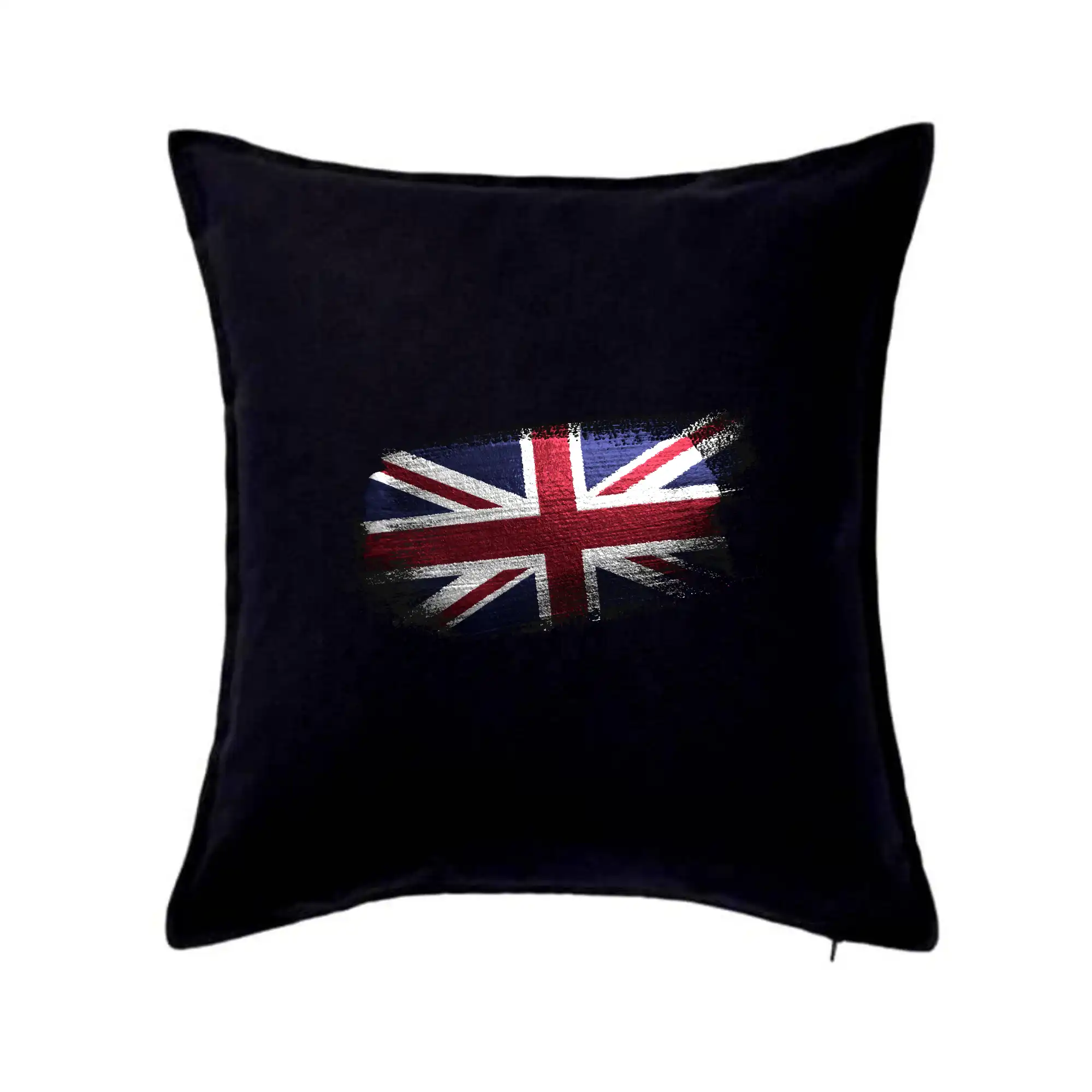 Tričká Anglicko - Britská vlajka ohryzené - Vankúš 50x50