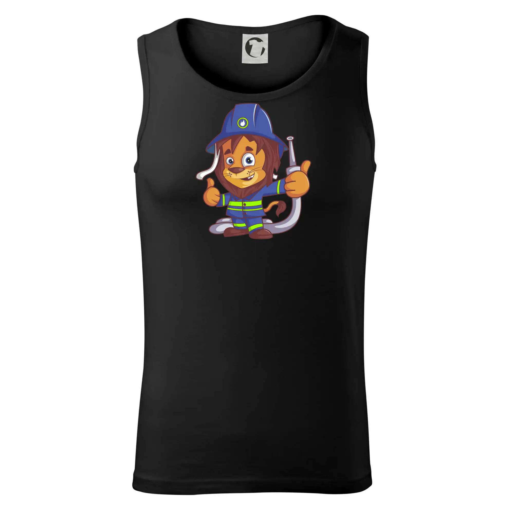 Originálne tričká pre hasičov - Hasič levíček - Tielko pánske Core