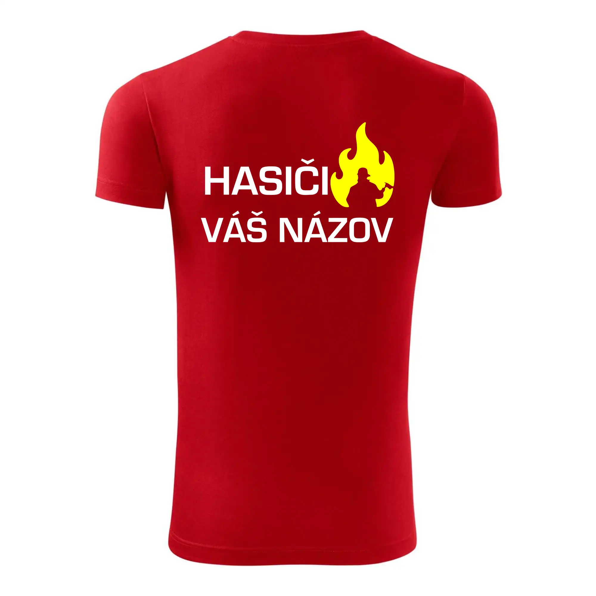 Hasiči - Váš názov - FLUO + Reflexná potlač